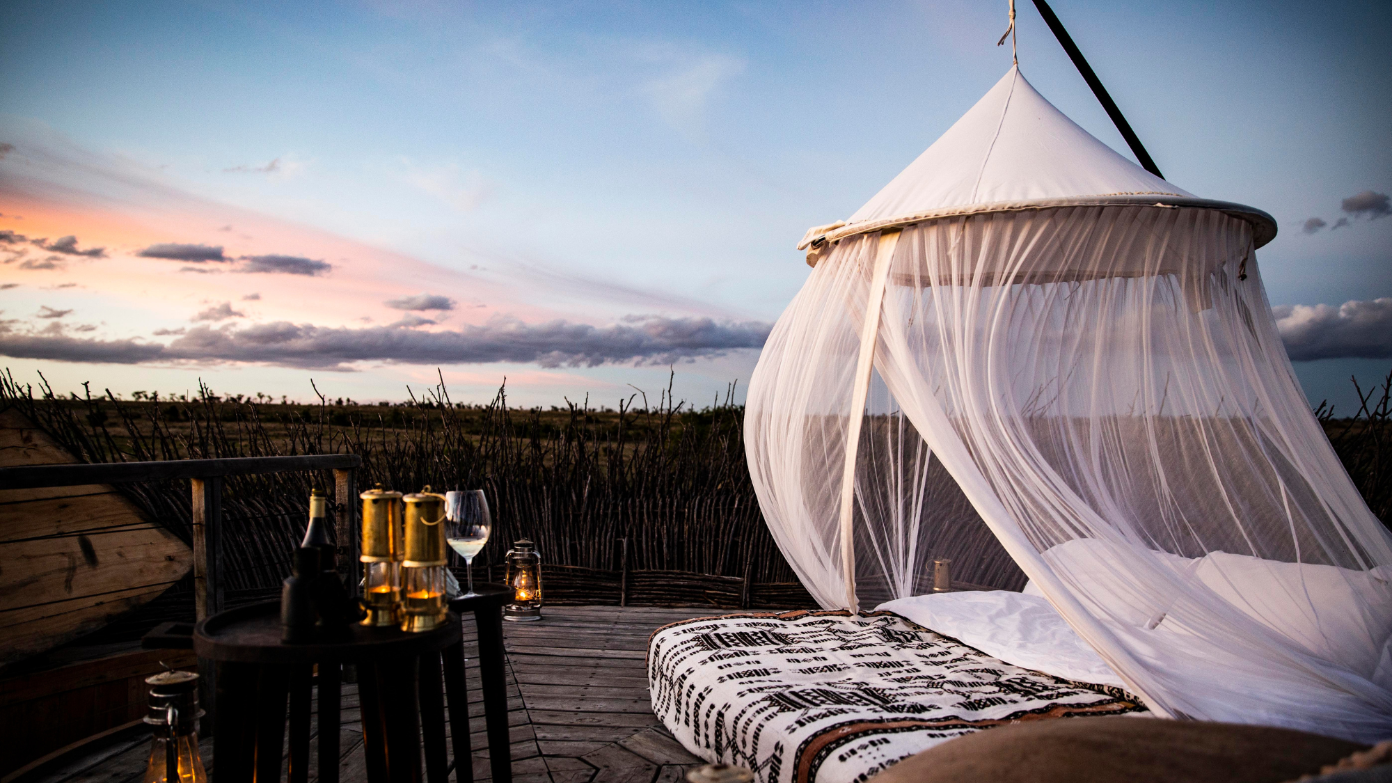 Huffman Travel - Micato image of outdoor bed Segera Retreat, Kenya