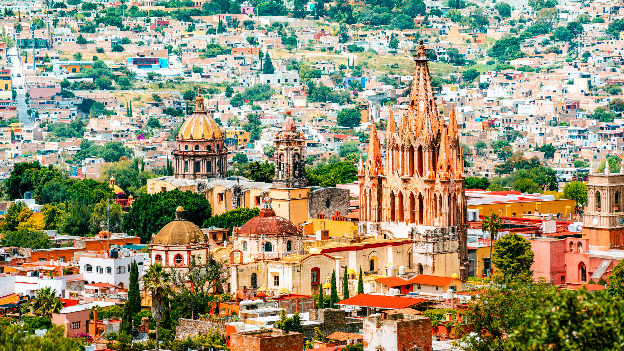 Huffman Travel Image of Aan Miguel de Allende, mexico city view
