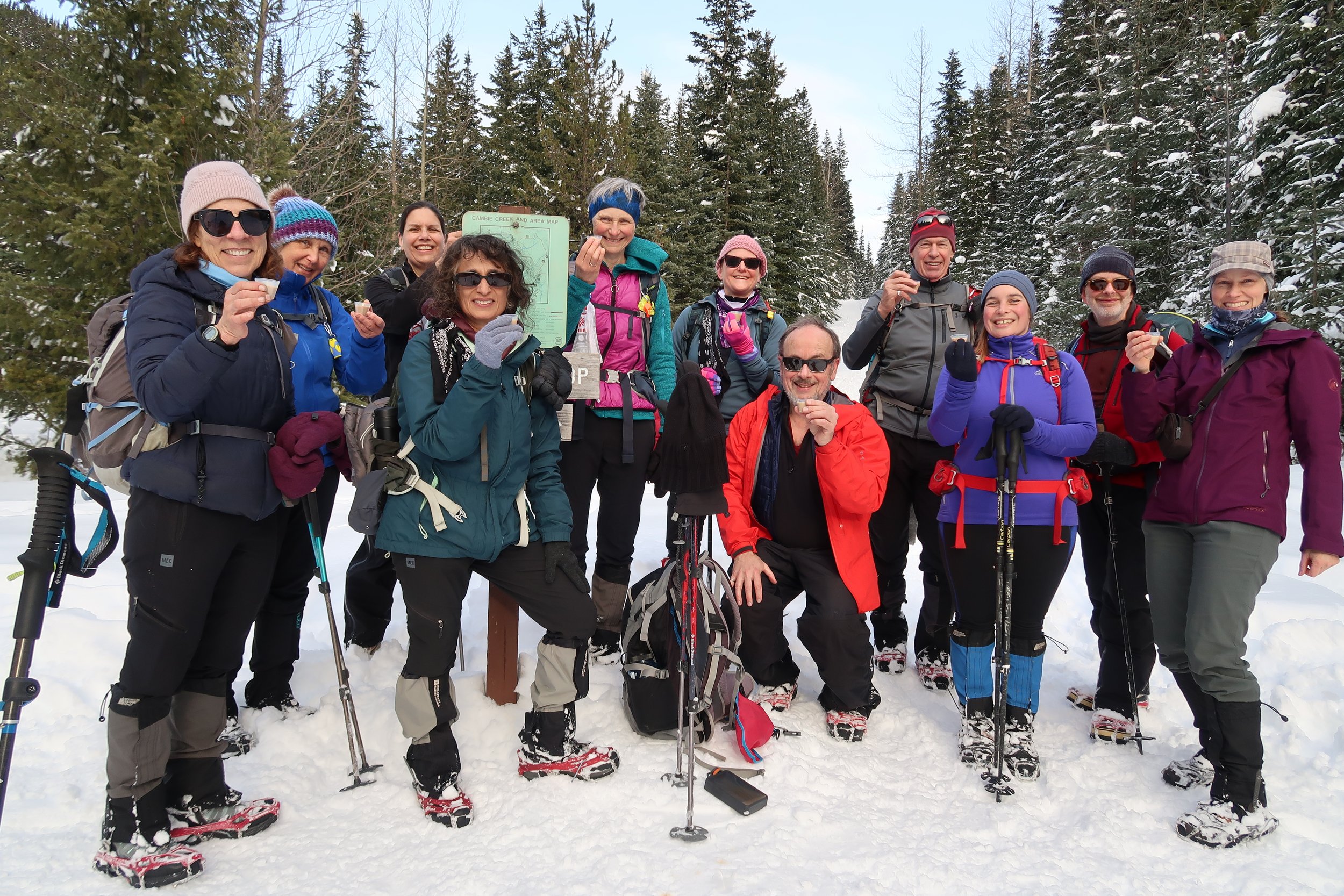 Self timer with Carolans and happy people by Tamsin