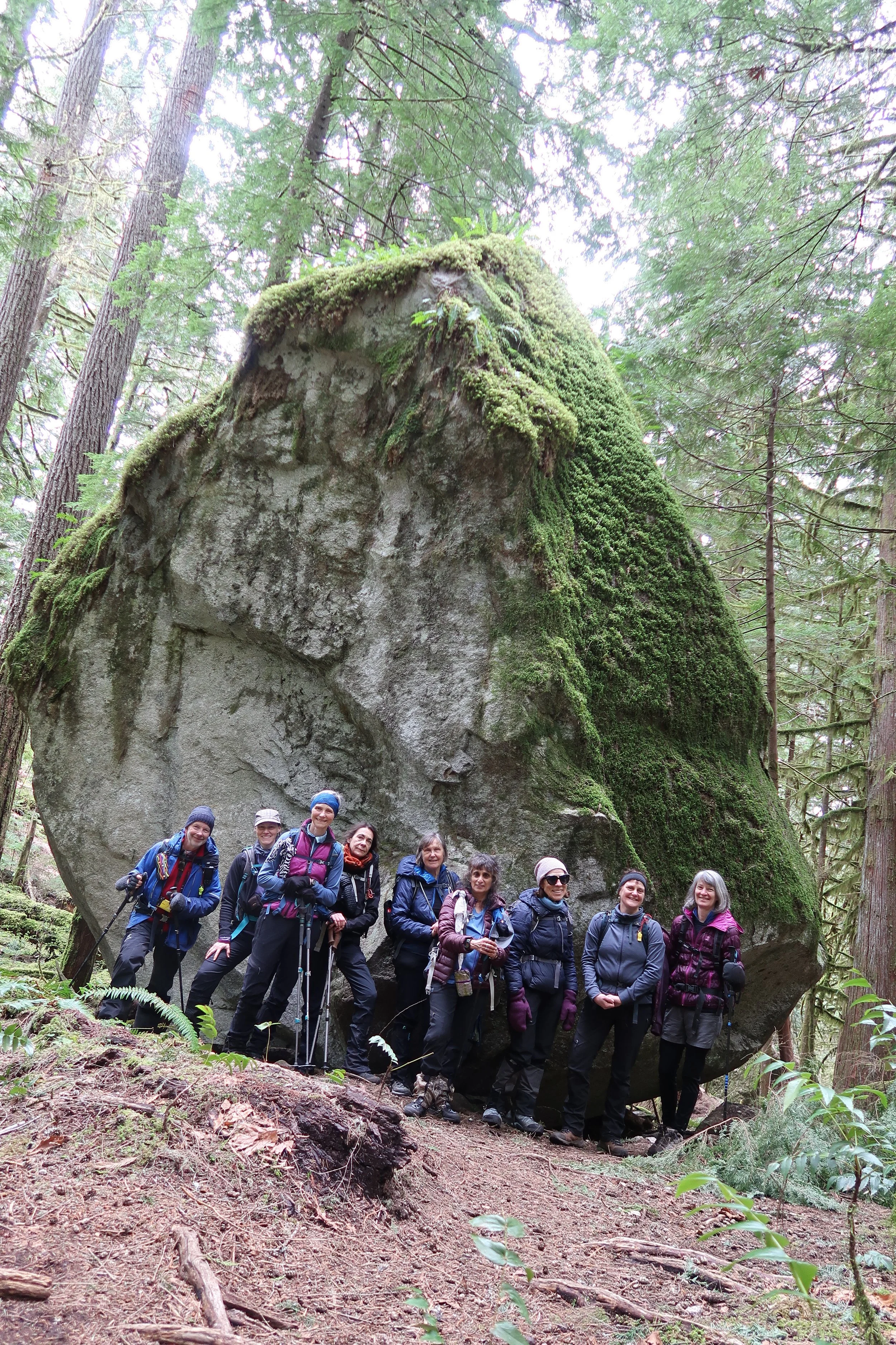 Big boulder and a big group by Tamsin