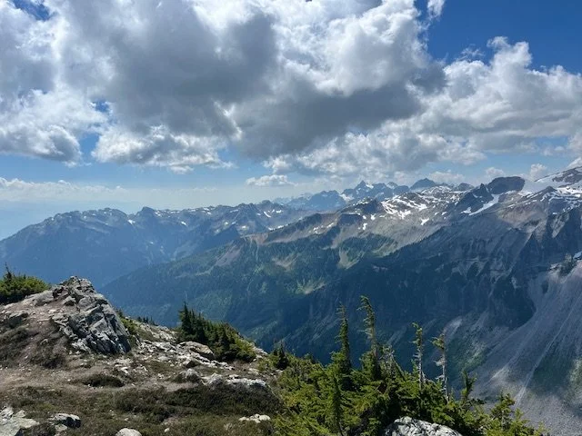 Valley and Clouds by Afsana
