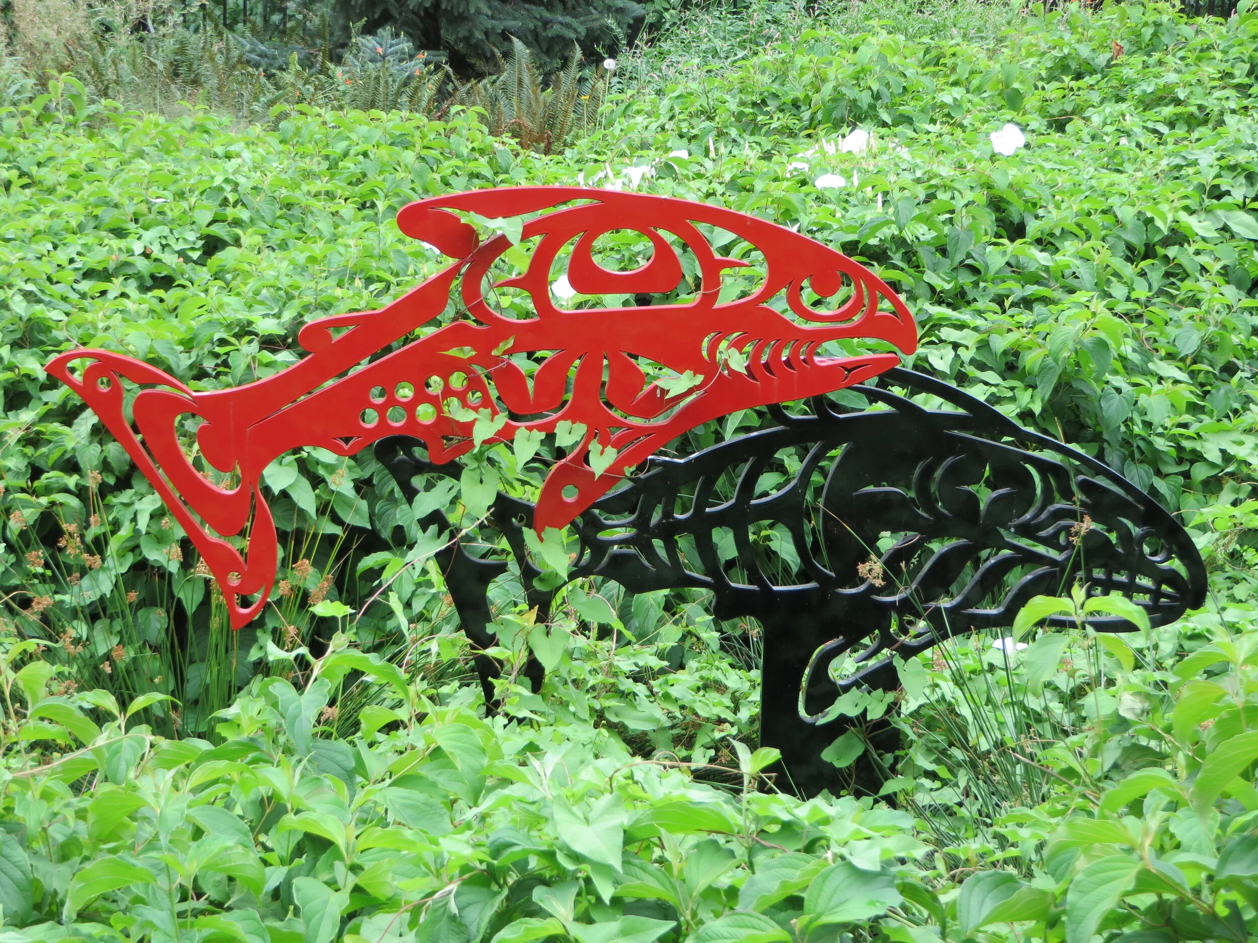 Sculpture off 63rd near Cambie. Photo by Tamsin