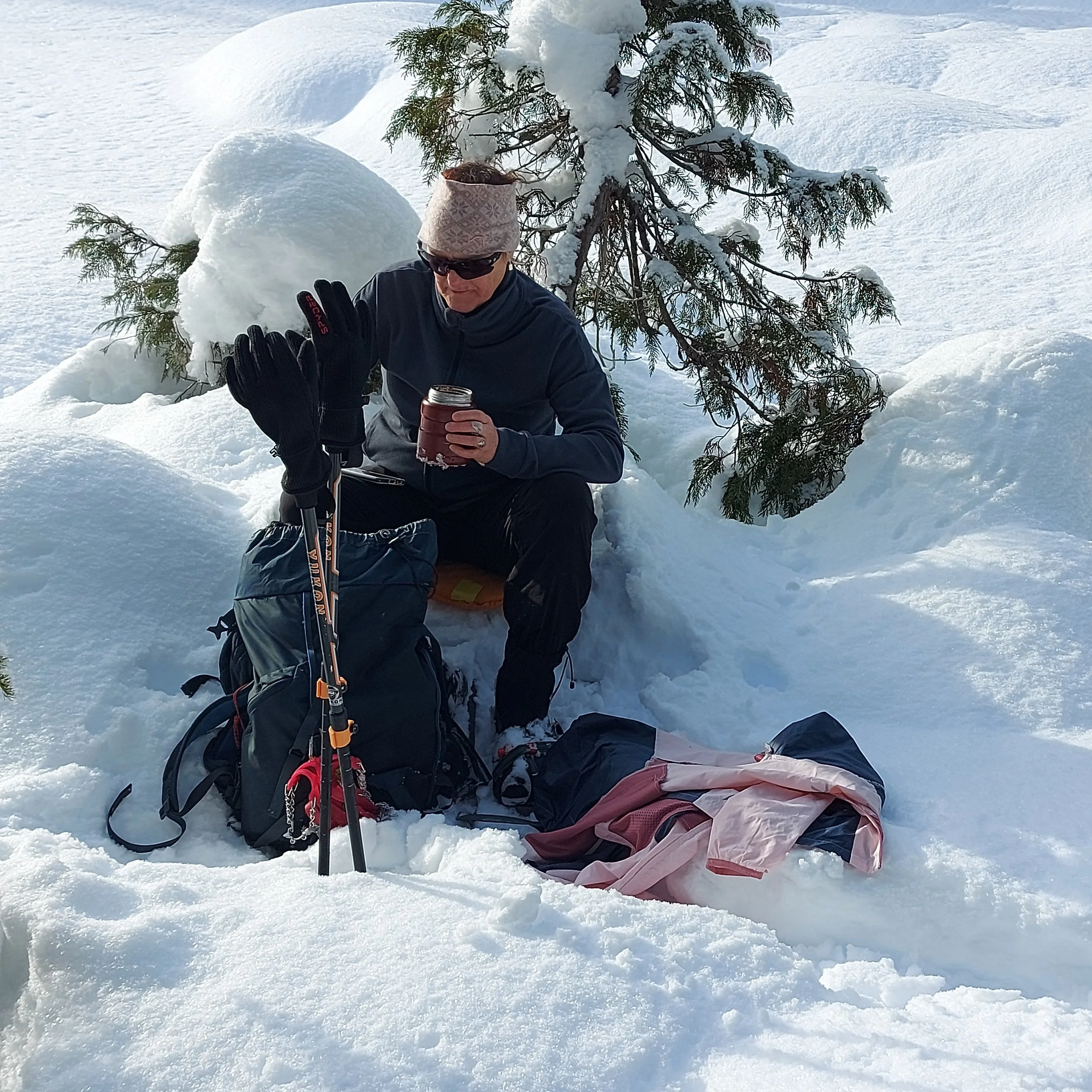 Maya on a break by Louise