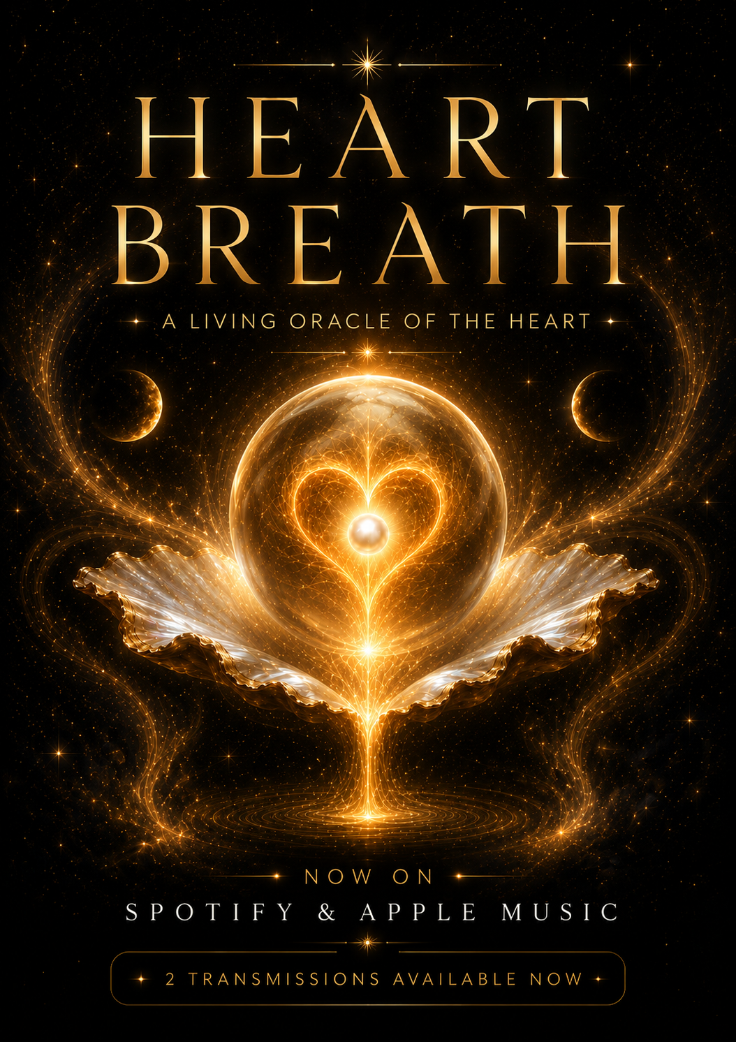 Heart Breath: A Living Oracle of the Heart podcast by Jessica Garet, LCSW, offering five-minute somatic, heart-centered, and spiritual audio transmissions for nervous system healing and embodied awakening.