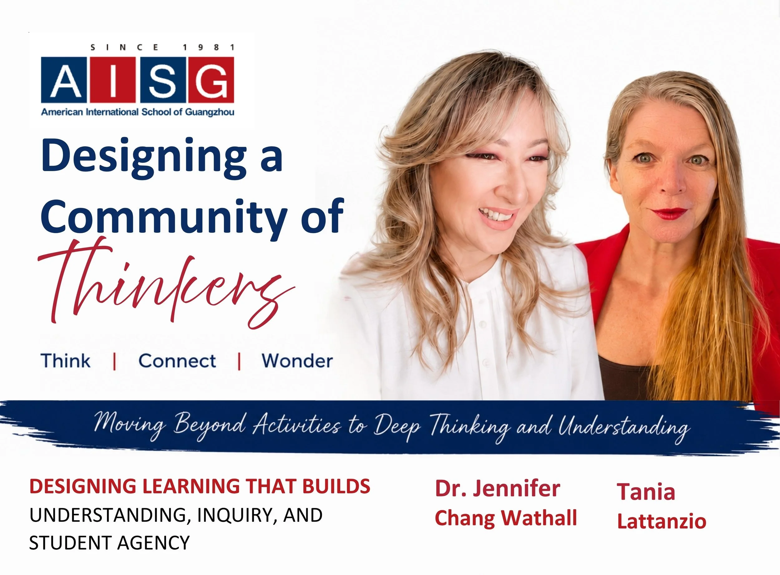 Workshop Ticket: Designing a Community of Thinkers with Dr. Jennifer Chang Wathall & Tania Lattanzio
