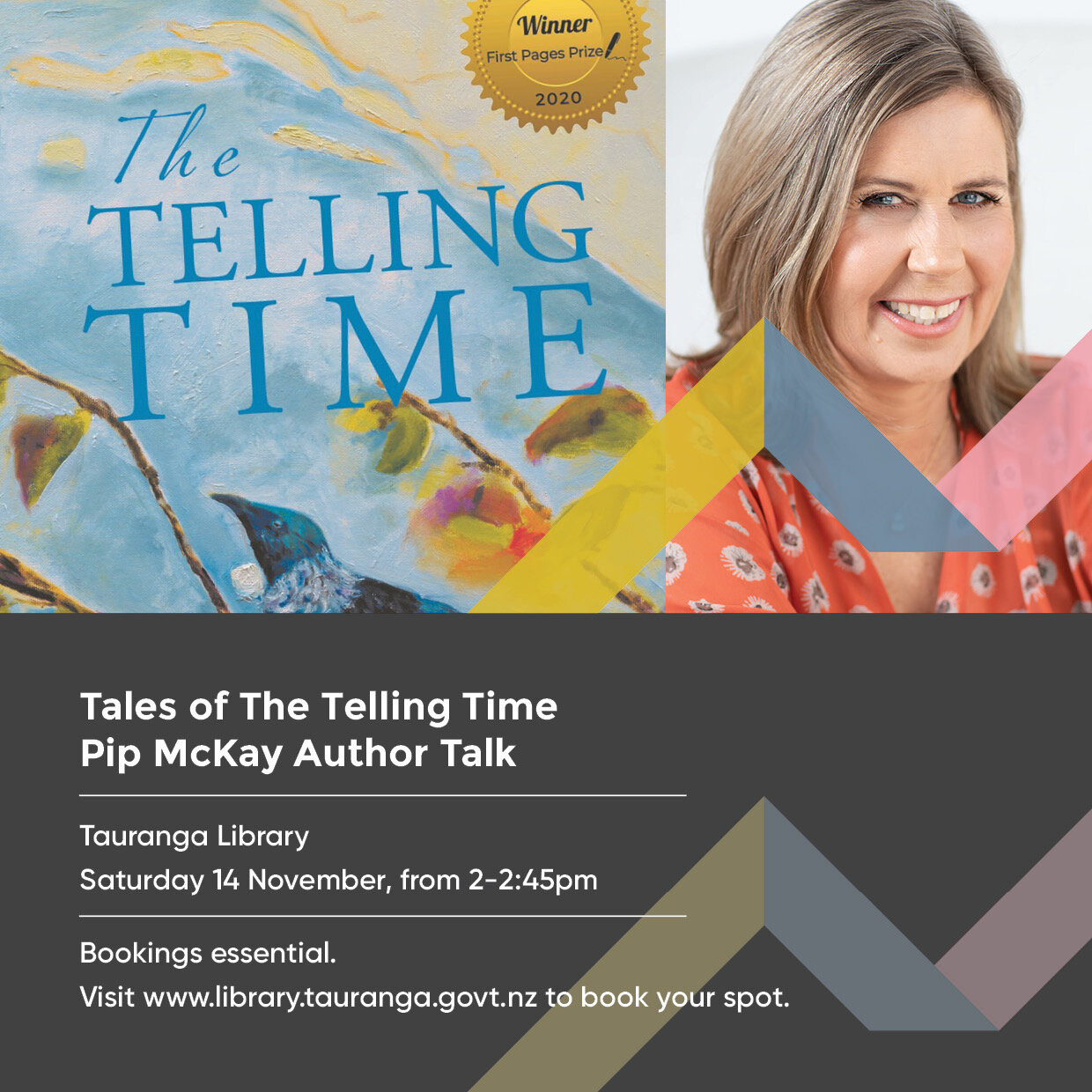 TAURANGA: Author Event — Tales of The Telling Time