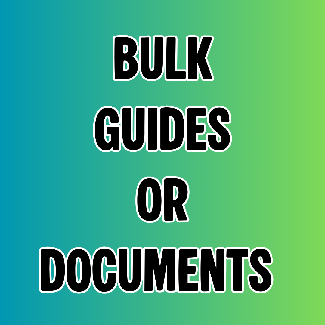 5 for $20 Guides & Documents
