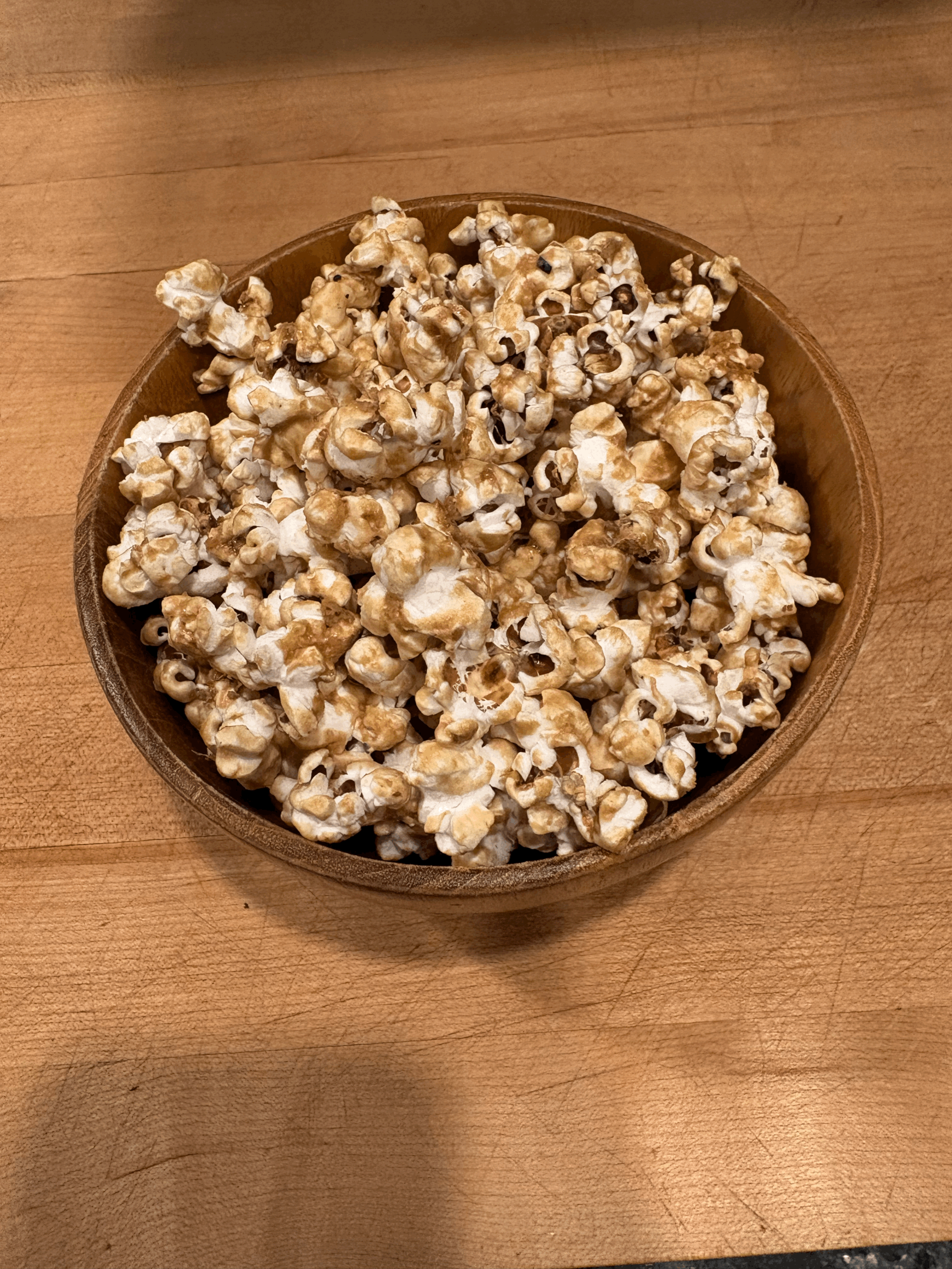 Sunflower Butter Caramel Corn