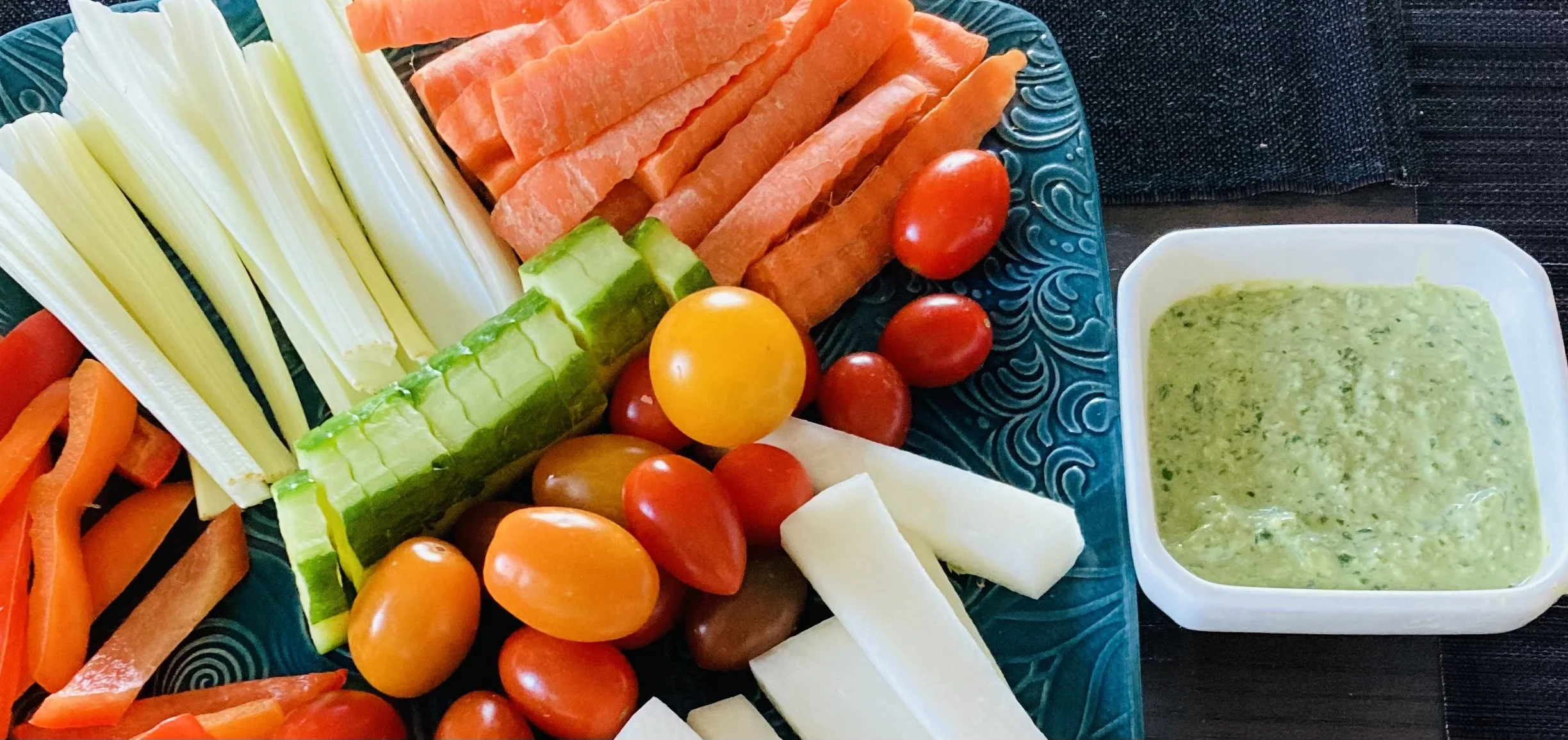 Basil Lemon Yoghurt Dip