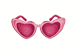 Heart sunglasses