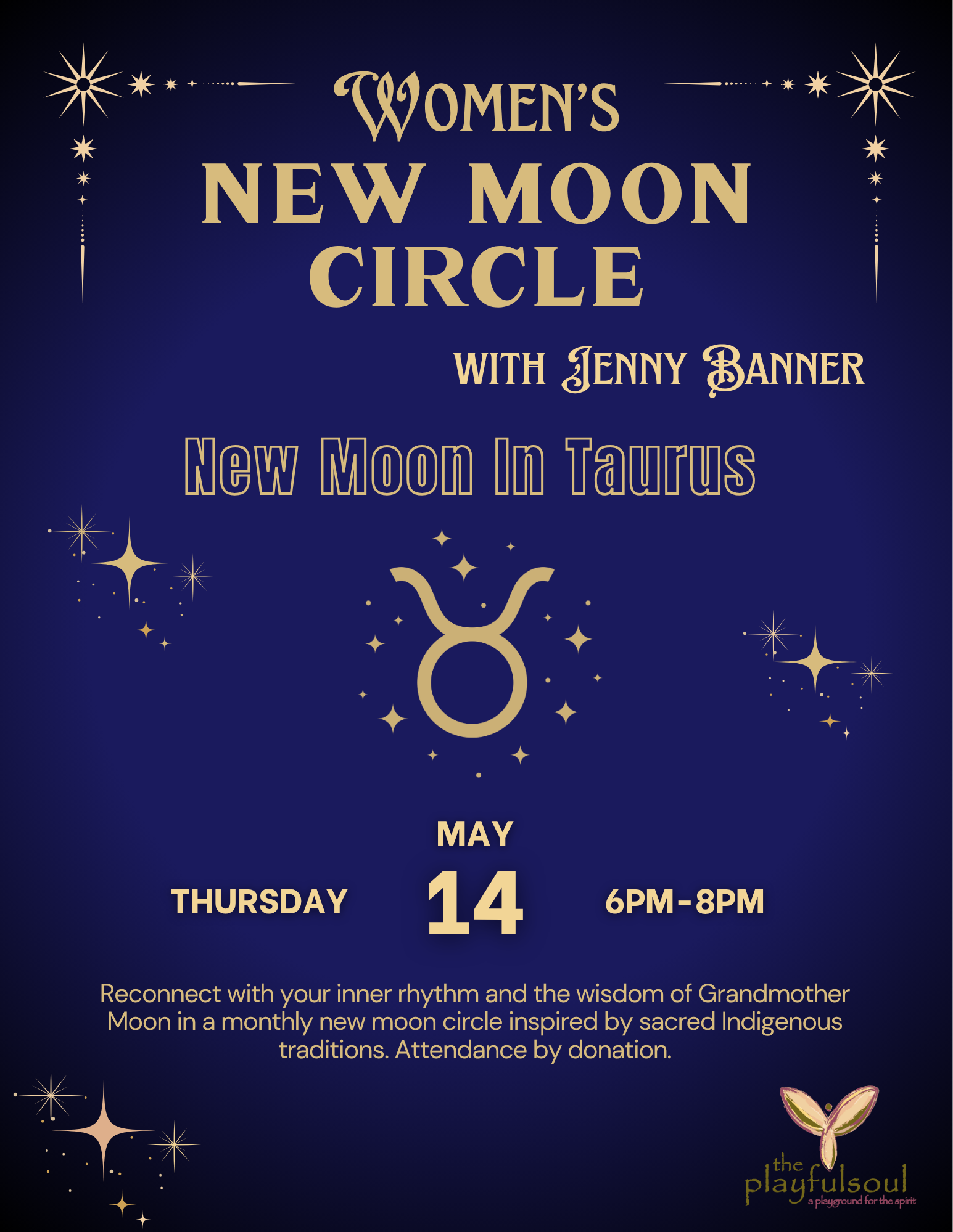 New Moon Women's Circle May 14, 2027