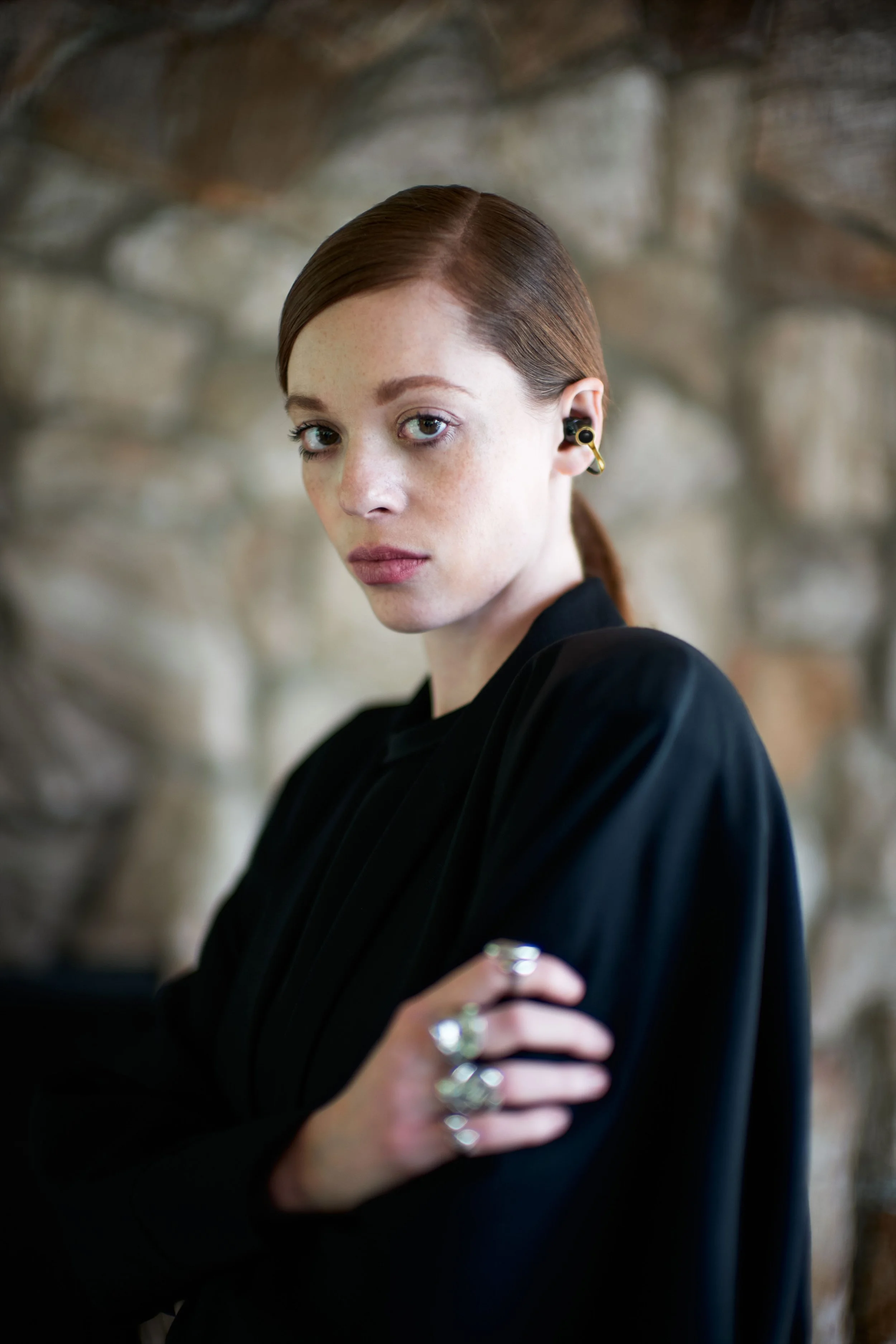 earKron CAS&Kera campaign. Photographed by Mynxii White. Model: Grace McGrade.