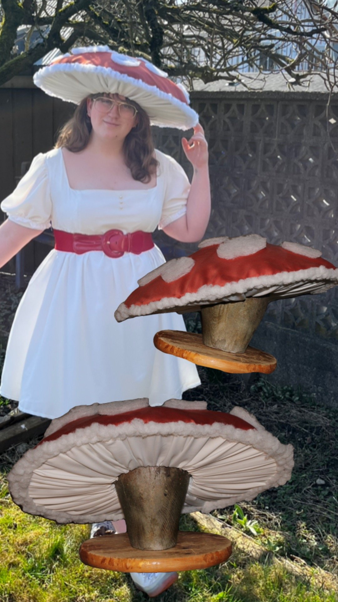 Millinery: Mushroom Hat