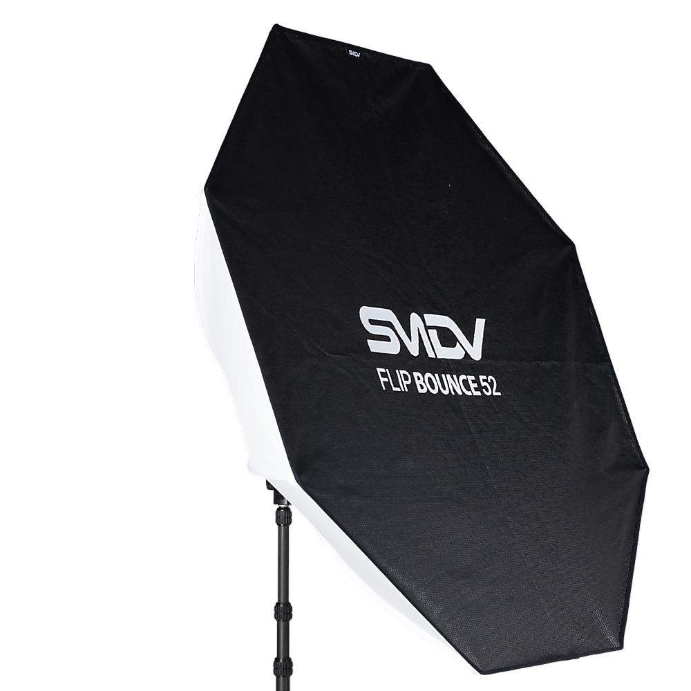 Speedbox Flip Bounce 52" or Strobes and LED Lights (Reverse Softbox) with Black Fabric Reflector