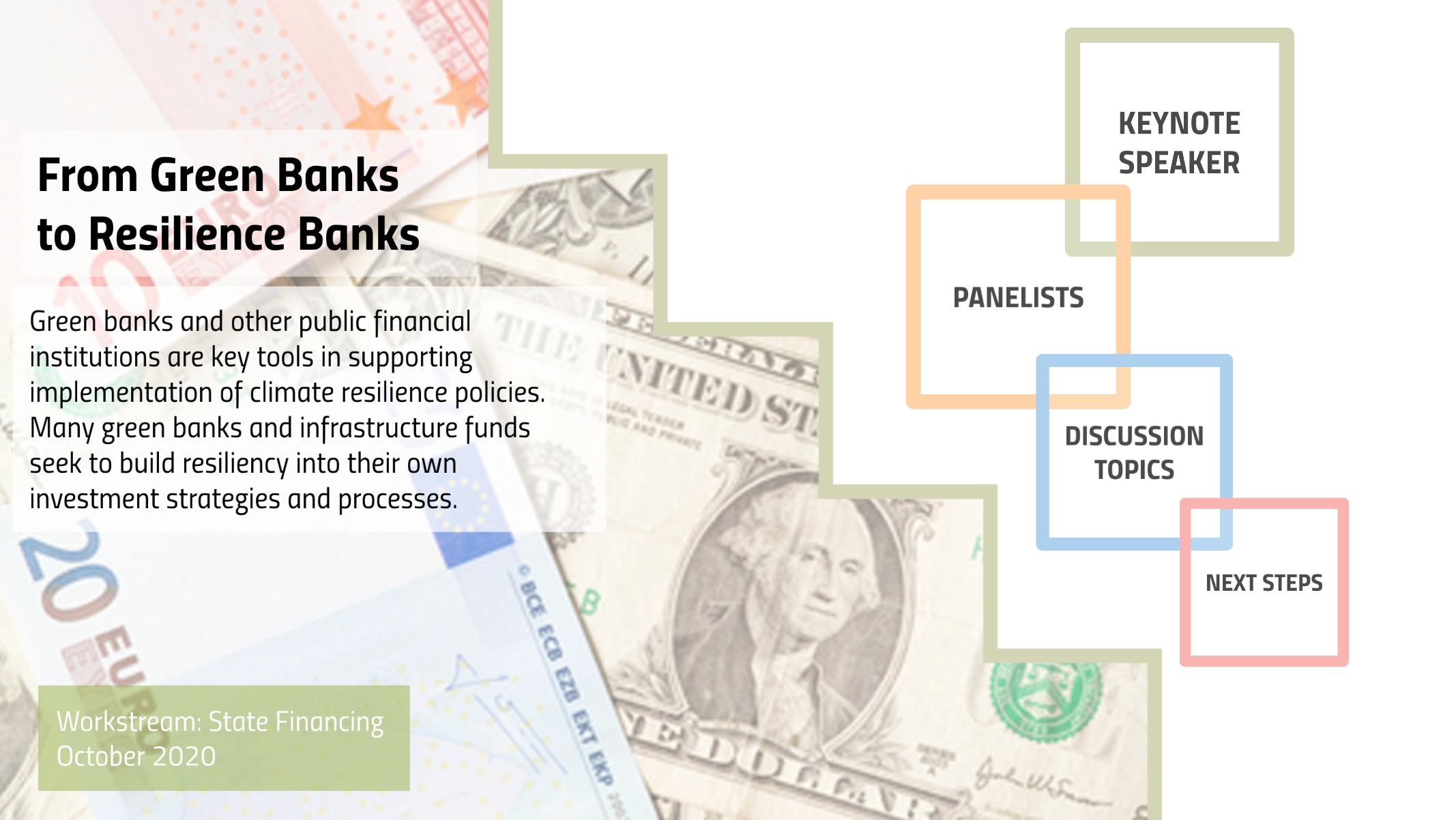 Public institutions fund climate resilience