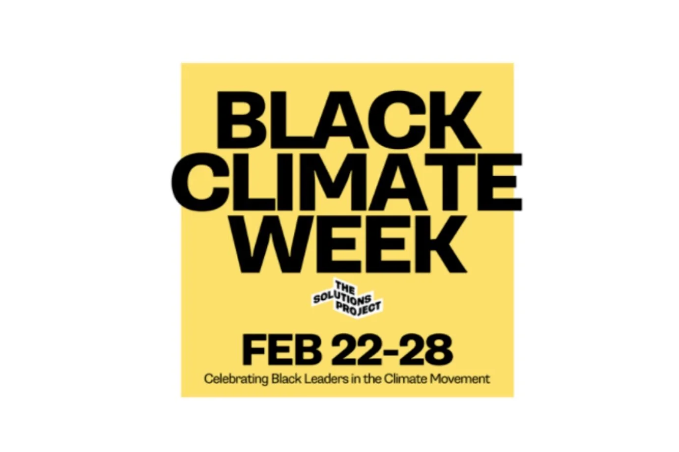 The Solutions Project Launches First-Ever Black Climate Week