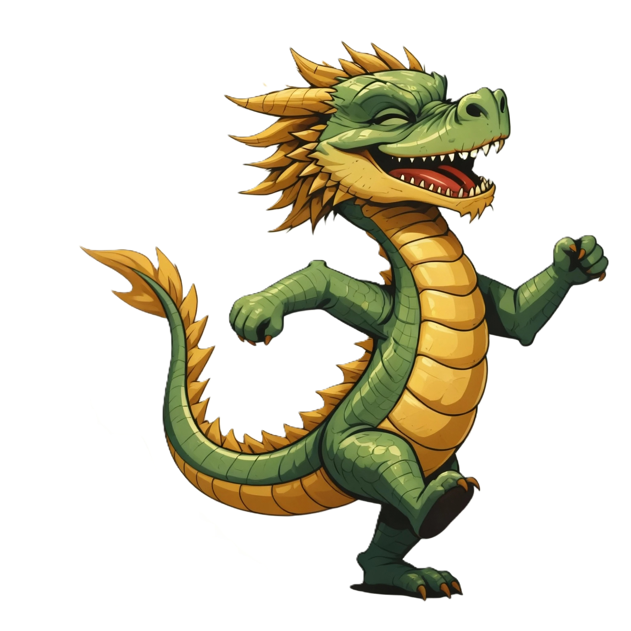 The Incense Dragon dances!