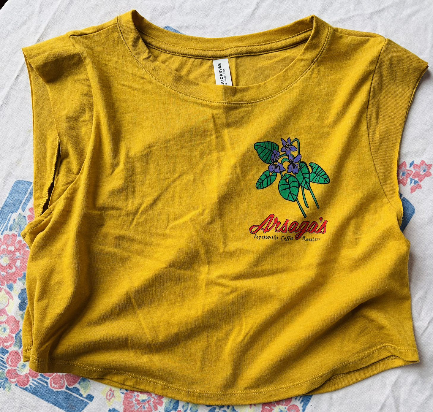 Lovely Violets Crop Tank