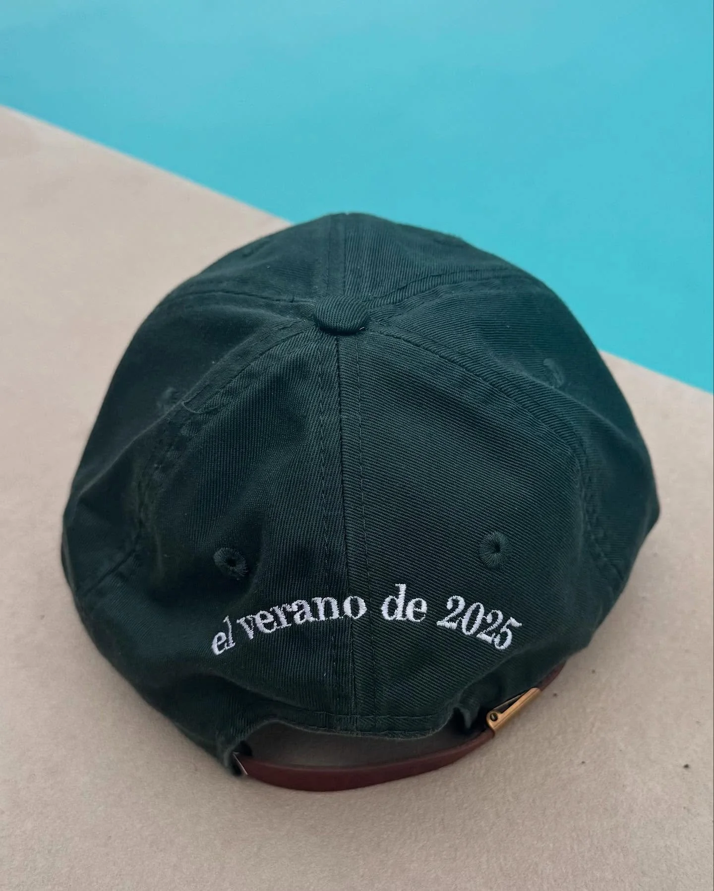 Currently on assignment in Ibiza, if you count receiving morning texts from a destination birthday as &ldquo;brand work.&rdquo;

Word is, the E-biza hats made their debut poolside at the villa and haven&rsquo;t left anyone&rsquo;s head since. Classic
