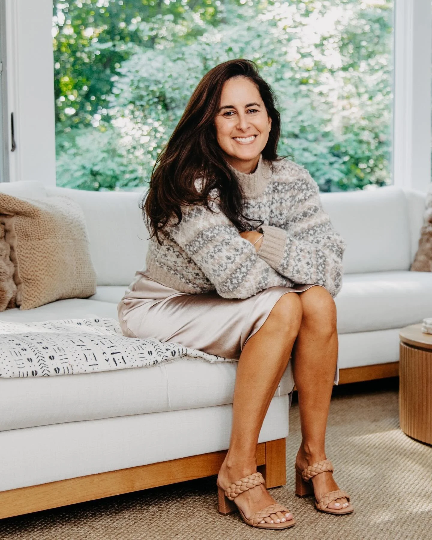 When your clients split their time between LA and NY, their East Coast living room naturally leans California cool.

Think Jenni Kayne meets a modern Nancy Meyers: layered neutrals, light, and lived-in warmth. Effortlessly cool and made for cozy afte