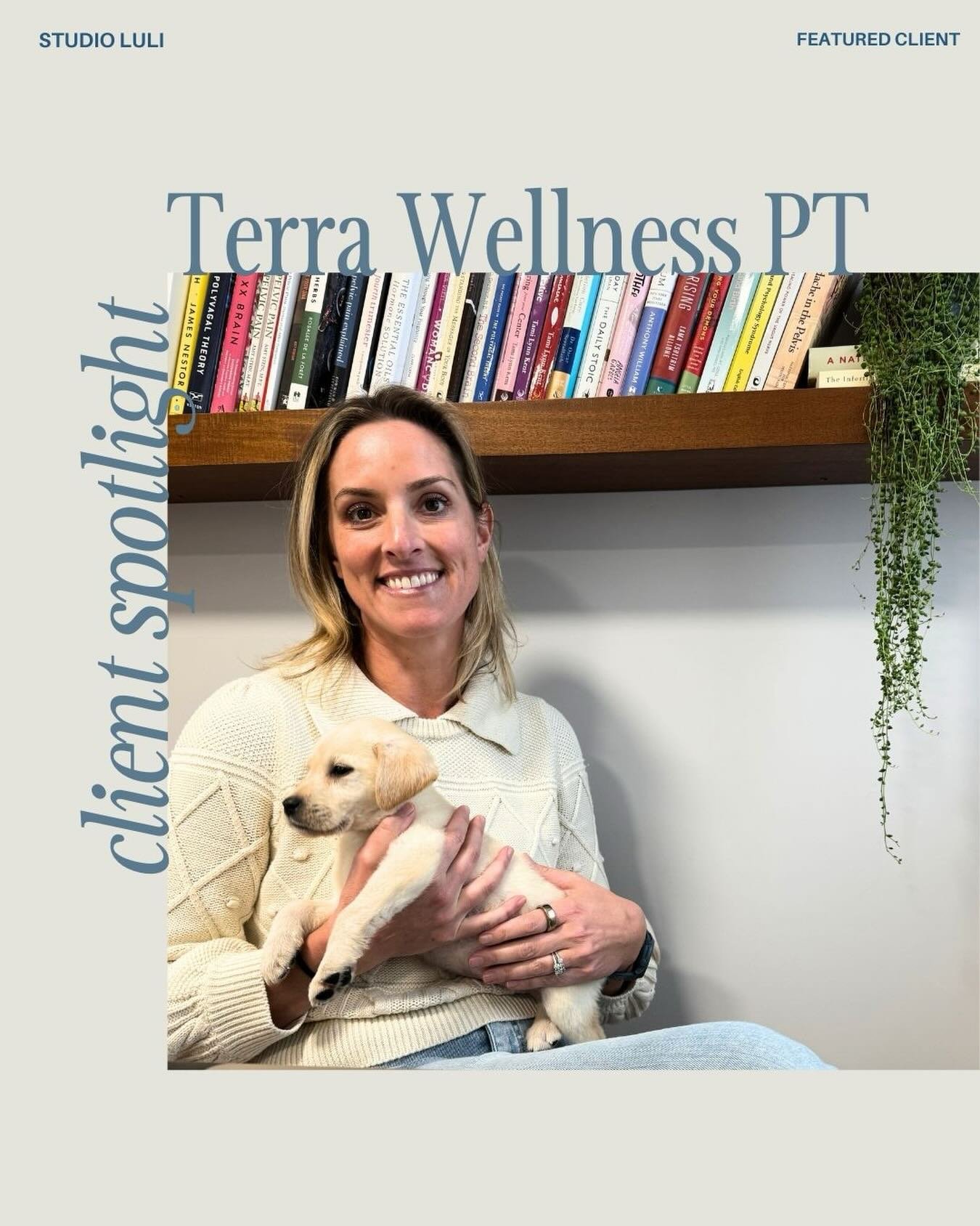 Client spotlight on Liz @eps822 of @terrawellness 🌿💛

Pelvic floor therapy is one of those things that isn&rsquo;t talked about enough, but can make a real difference in how you feel day to day. Liz brings so much care, knowledge, and intention to 