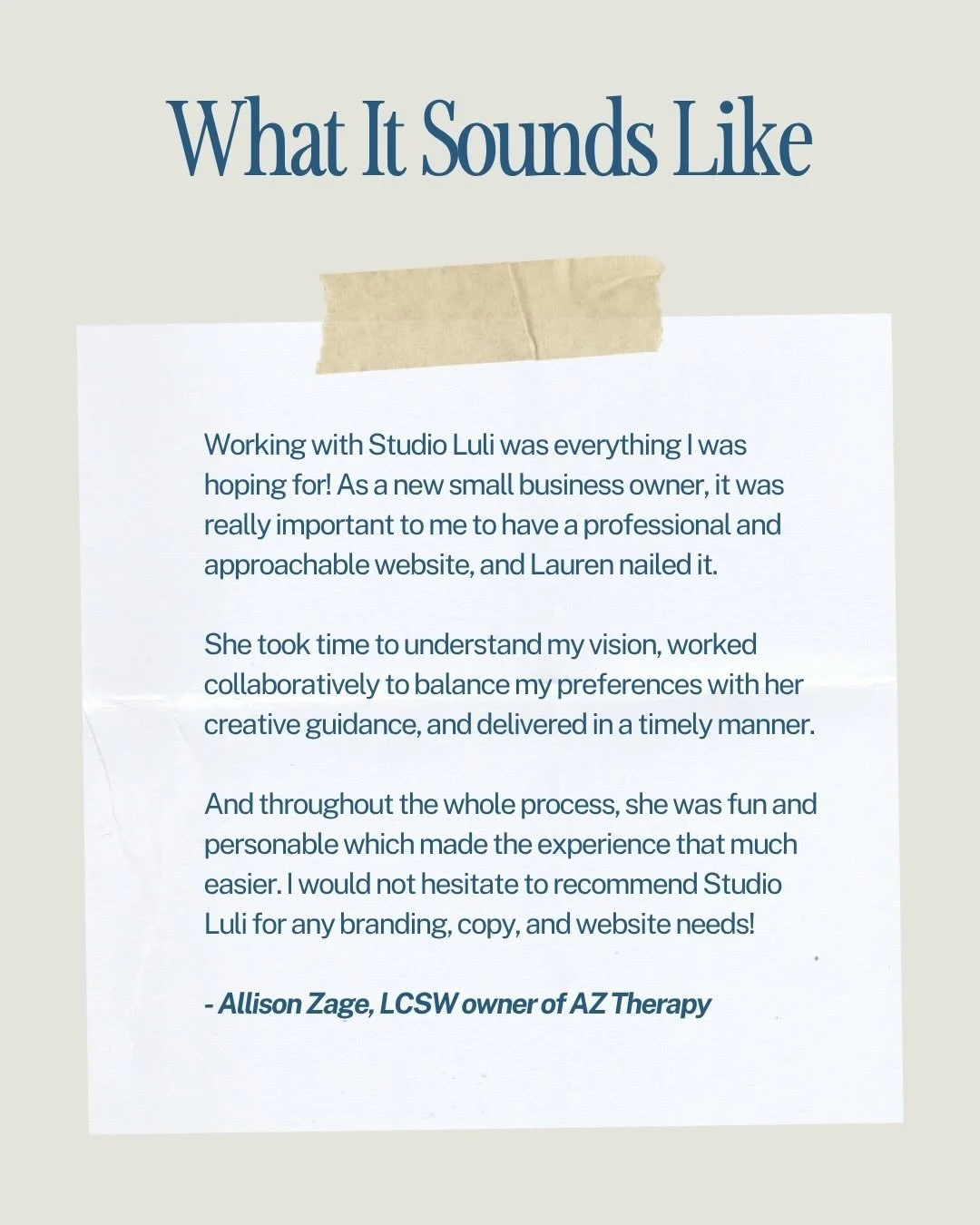 Meet AZ Therapy 💚💛

Allison and I go way back. Not only is she a Penn State alum but she was a camper when I was a counselor in New Hampshire (trying not to date myself here 👵🏼 ). We reconnected as I returned back to our beloved camp, and from ou