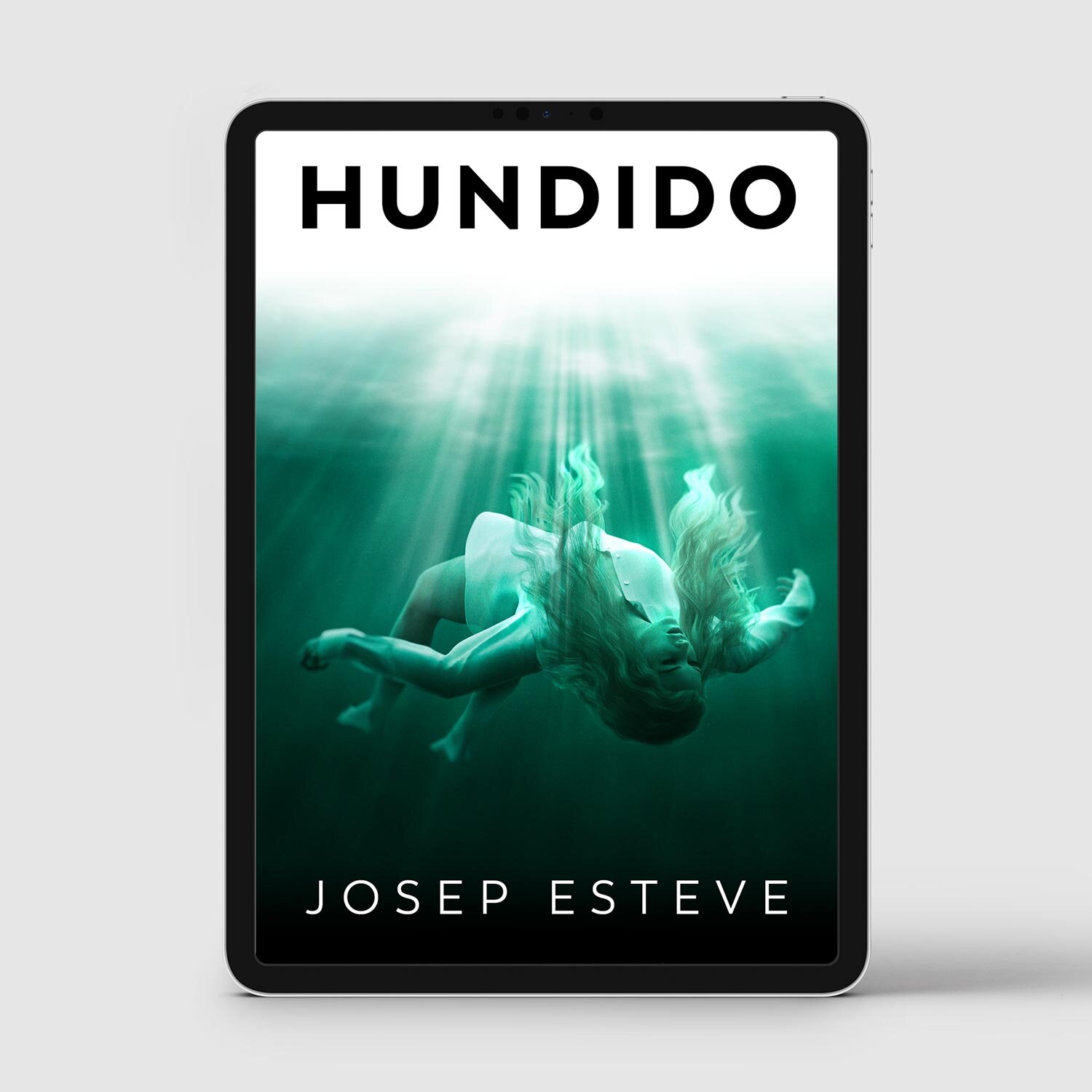 eBook cover design for Hundido