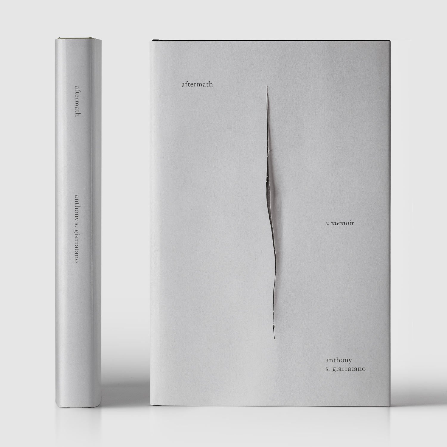 Front book cover for memoir 'aftermath'