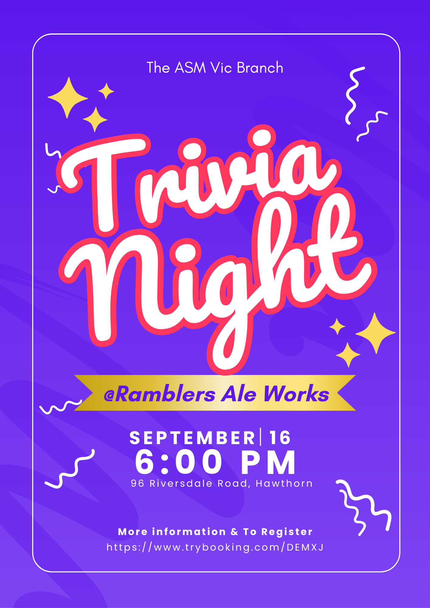 ASM VIC Trivia Night