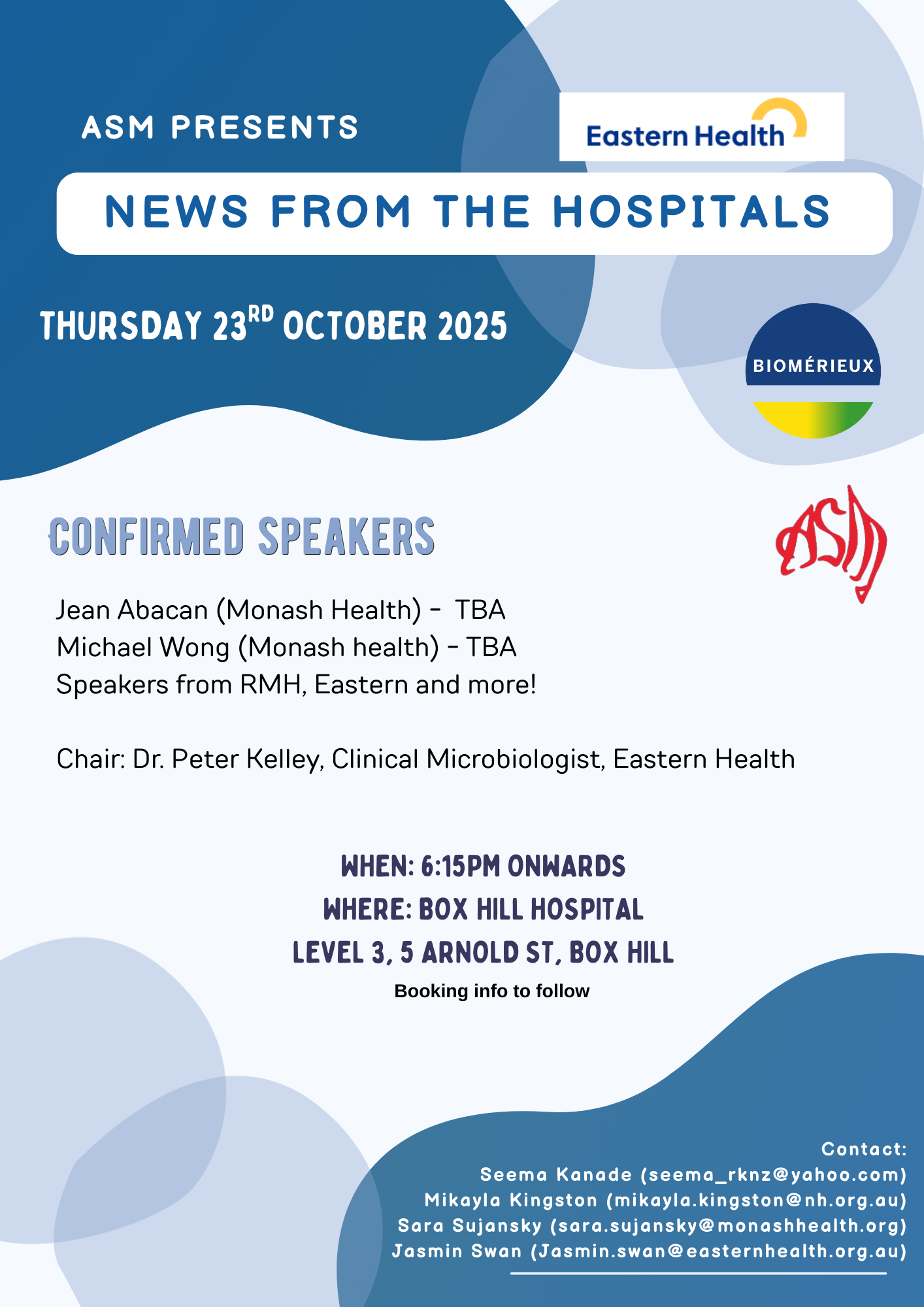 News From the Hospitals: October Edition