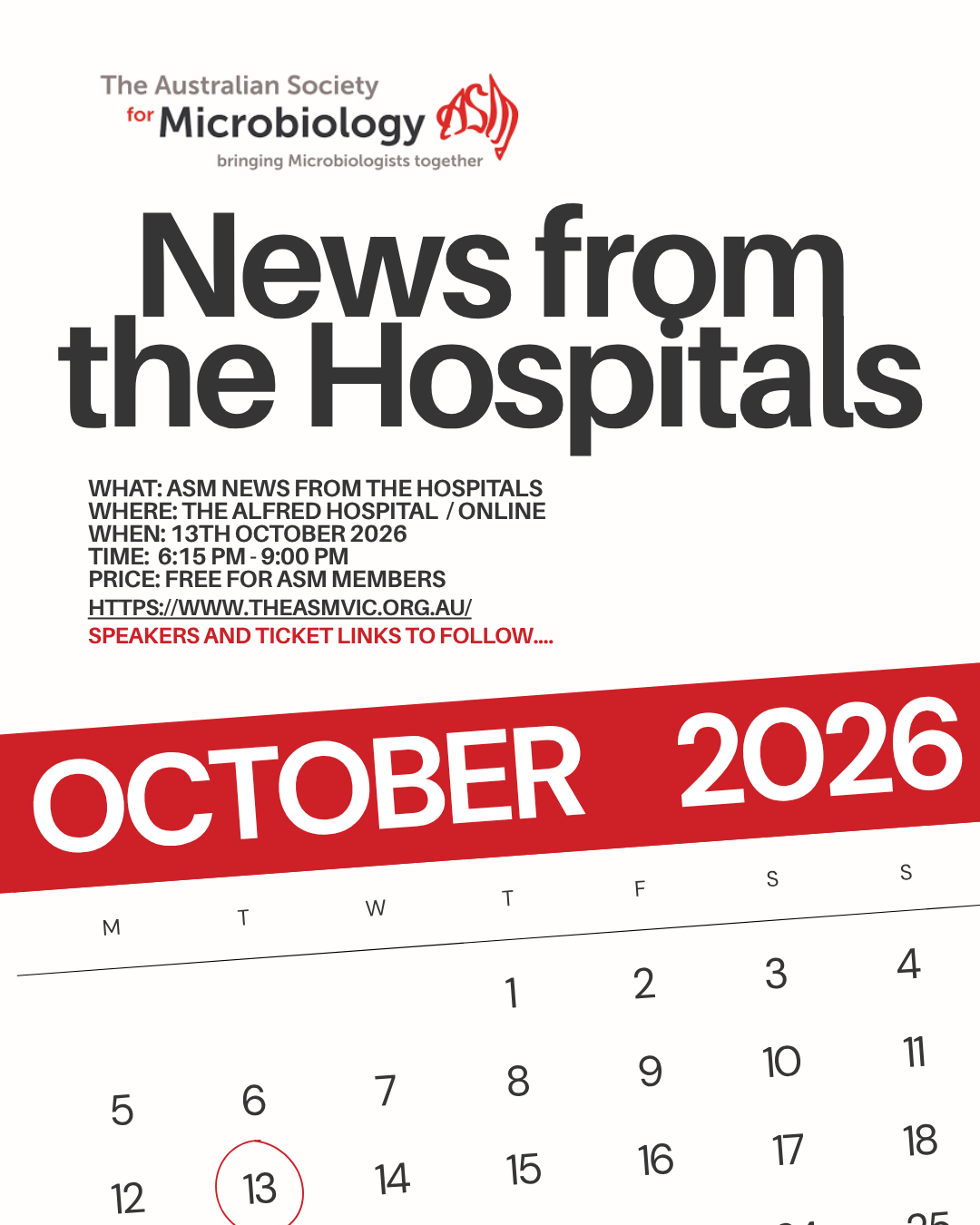 Save the Date: News from the Hospitals