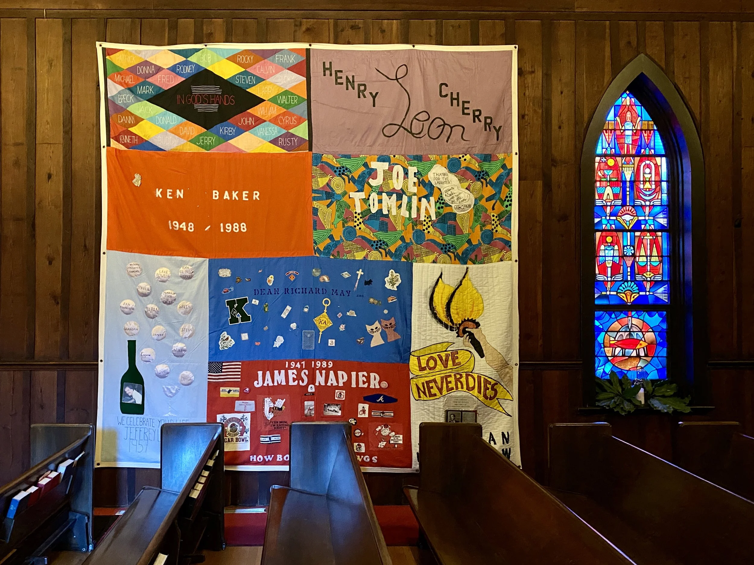 AIDS Quilt &amp; World AIDS Day Service