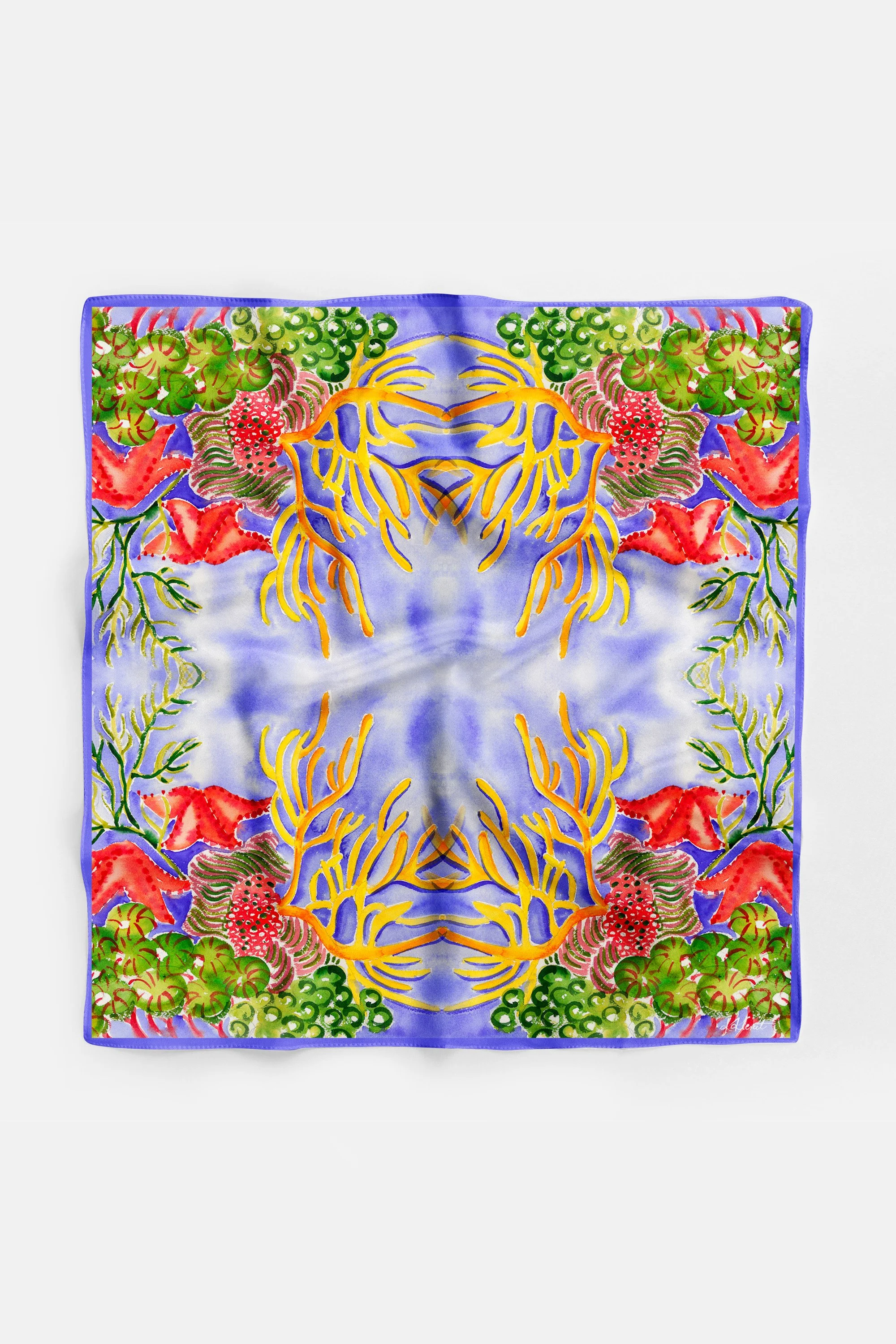 Silk Scarf - Coral Reef