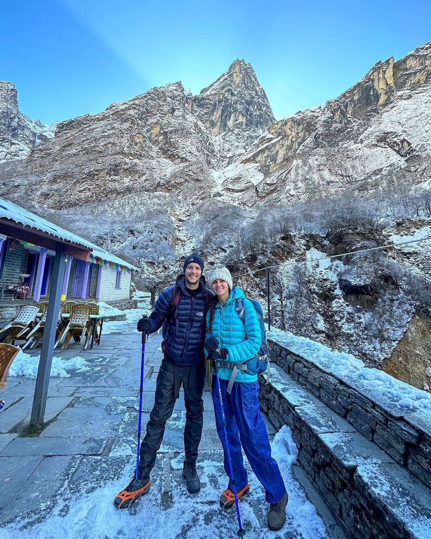 Last photos from our Annapurna Base Camp Trek 🇳🇵 Hope you enjoyed this Himalaya trekking series as much as we did. 

Unfortunately we won&rsquo;t be having any new video this Wednesday as we&rsquo;re busy enjoying the beaches here in the Maldives ?