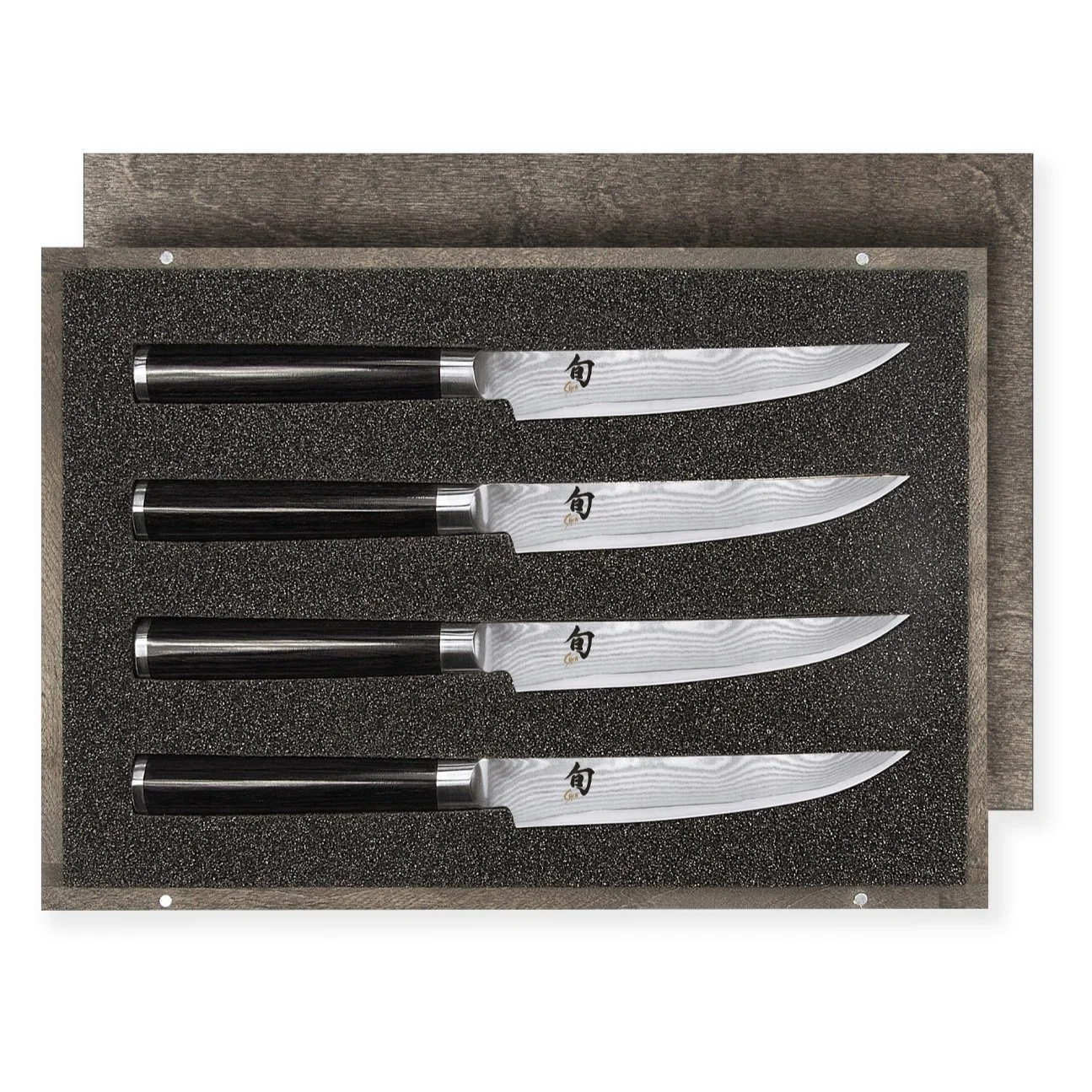 Kai shun classic damascus steak knife set — The Barbeque Shop
