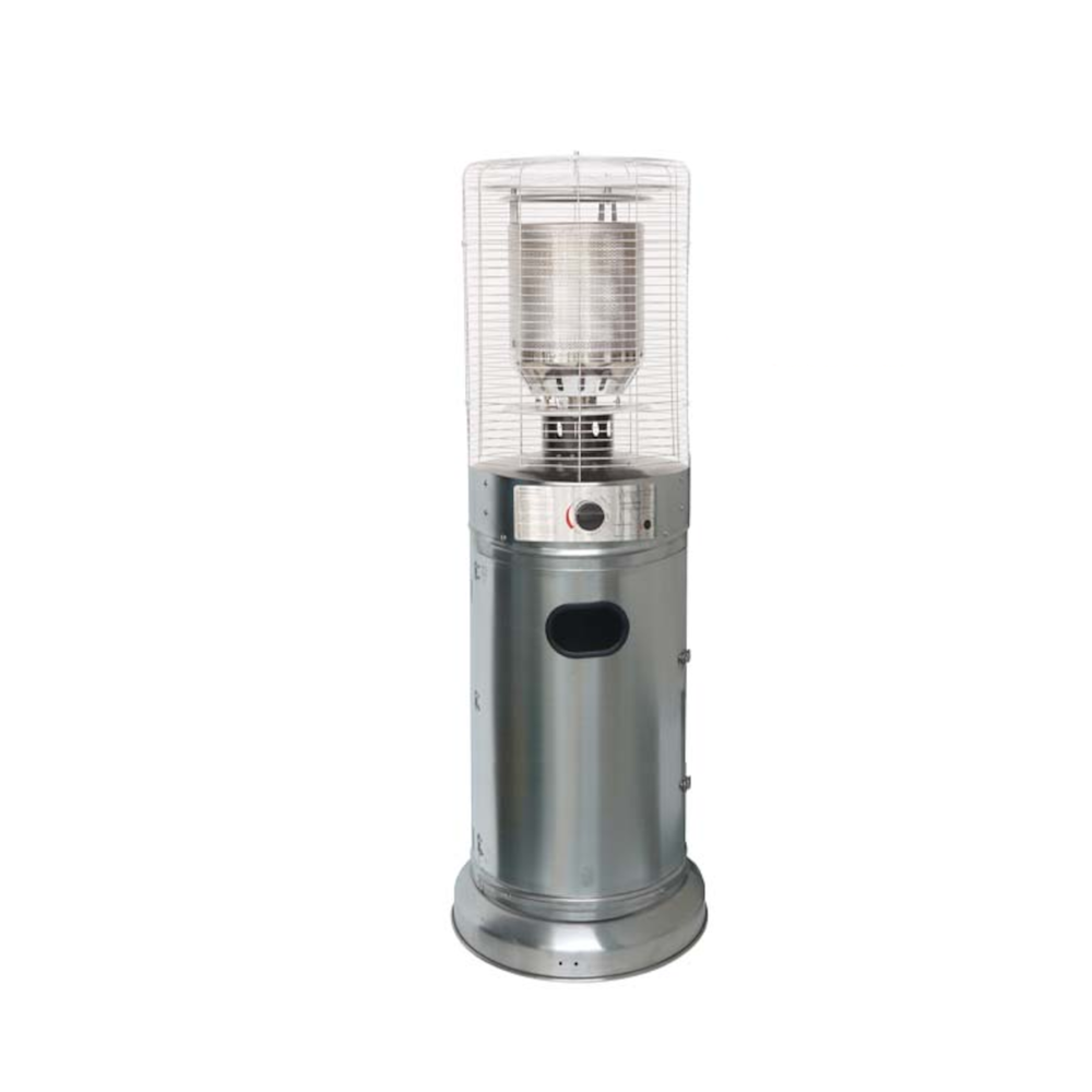 Britec Patio Heater Corona short Stainless Steel Stockist Spain u0026 Portugal  — The Barbeque Shop