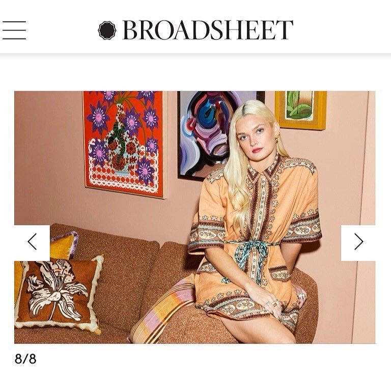 I&rsquo;m in the @broadsheet_melb mum! 👁️👁️ Coupla @hello_natsui originals spotted in the wild this wk, as part of the gorgey @fenton_and_fenton  x @antipodean.official Wabi Sabi feature 😆😆😆😆😆