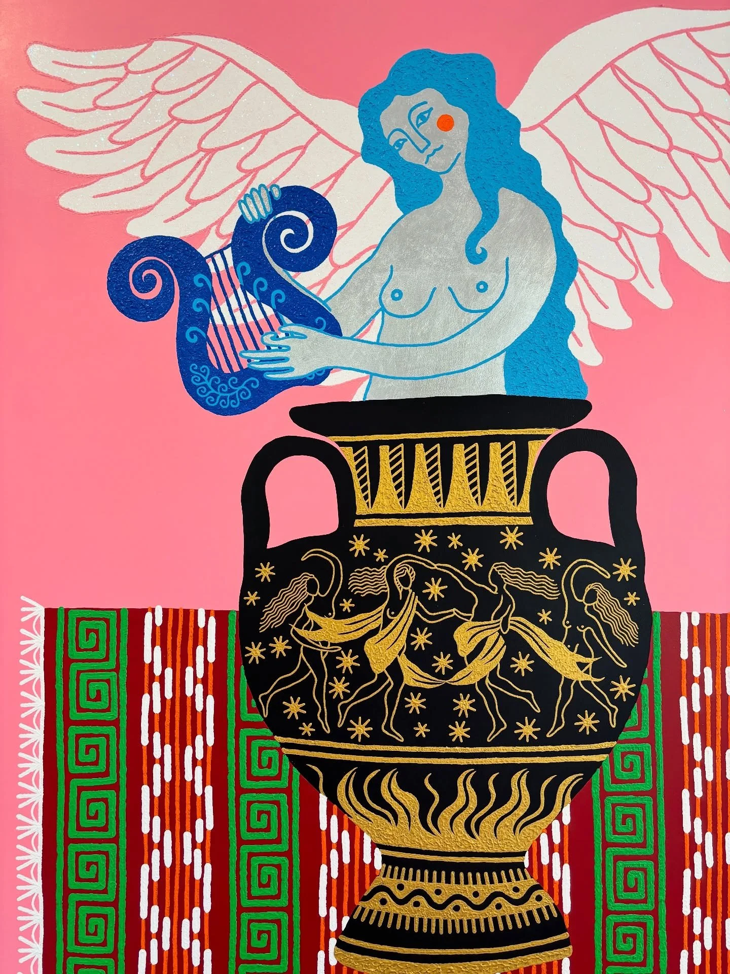 Be an #angel this yr &amp; gift your loved ones art for Xmas 😇🎄I&rsquo;m donating 15% of profits to @christmasonthestreets this yr, so you&rsquo;ll score double  points with the big guy ☁️ FREE SHIPPING store wide until the XMAS CUTOFF ( Fri 12/Dec