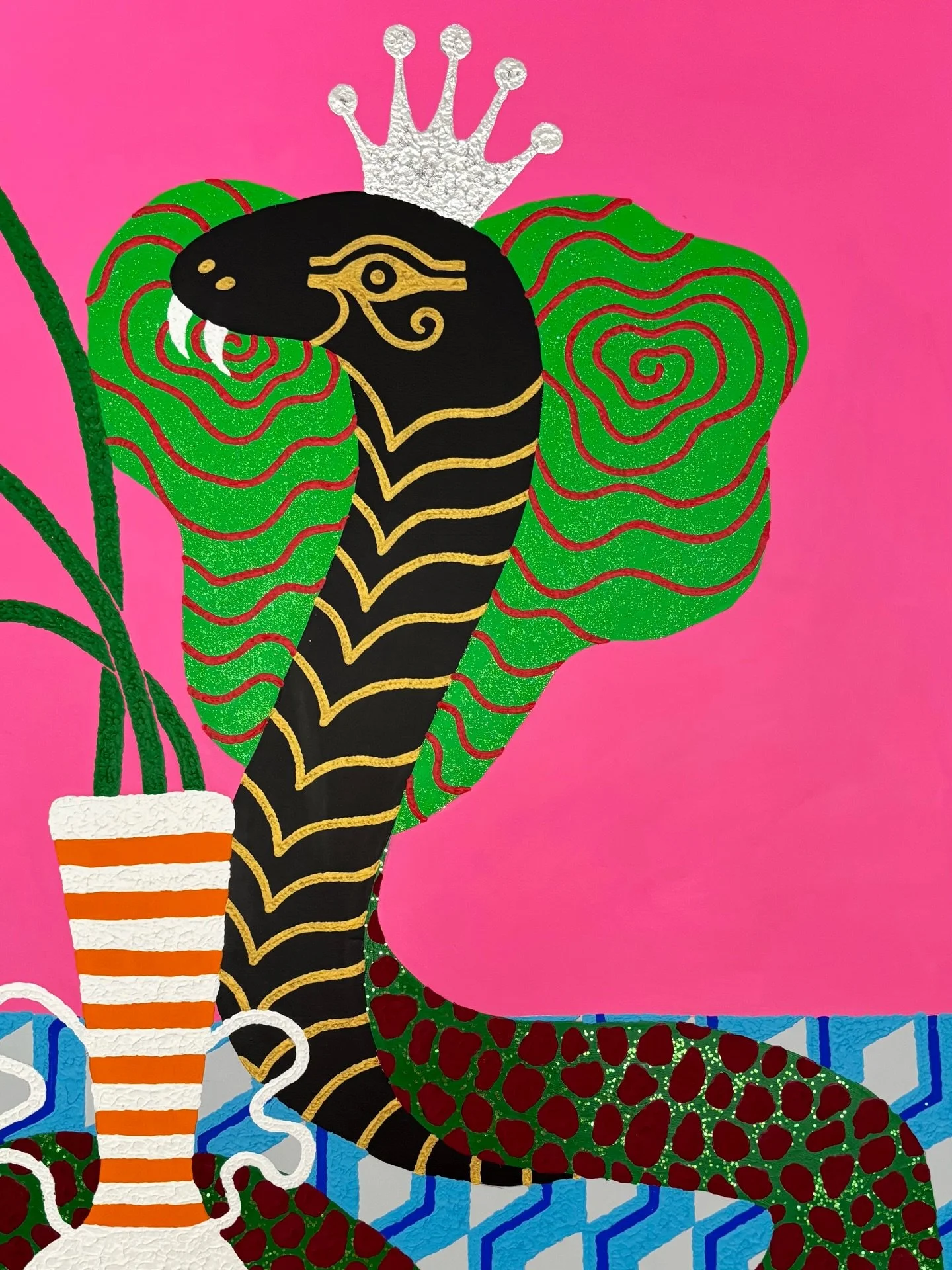 👁️ &rsquo;Naja&rsquo; AVAILABLE via @fenton_and_fenton link in bio 👁️ Video regram: @kognoscere // styled photography: @davekulesza 👁️