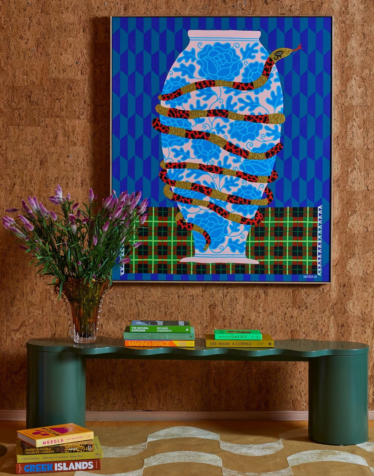 MORE IS MORE >>> &lsquo;Orphic Vessel&rsquo; (Available), now showing as part of @fenton_and_fenton &lsquo;Apres Club&rsquo; group show, on view at the Prahan showroom, 371 High st🏺 Link in bio for more 🐍 Photo: @davekulesza 

&lsquo;Orphi