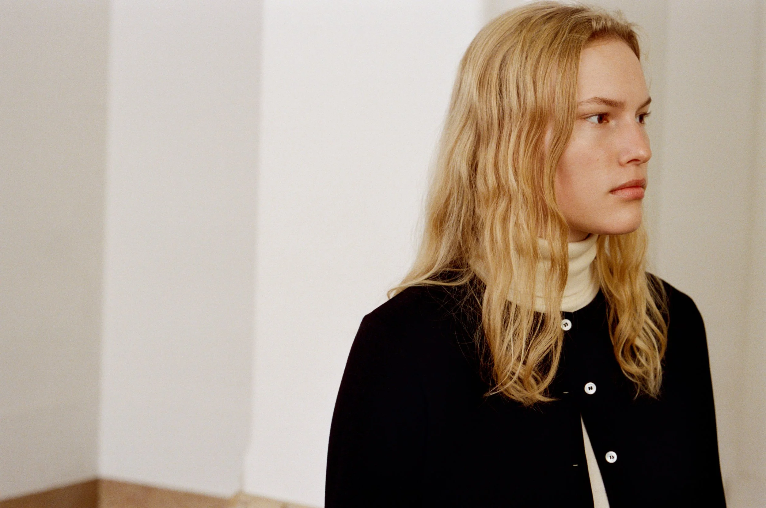 FLORE FLORE_Poppy Cardigan_Black + Dinah_Turtleneck_Off White.jpg