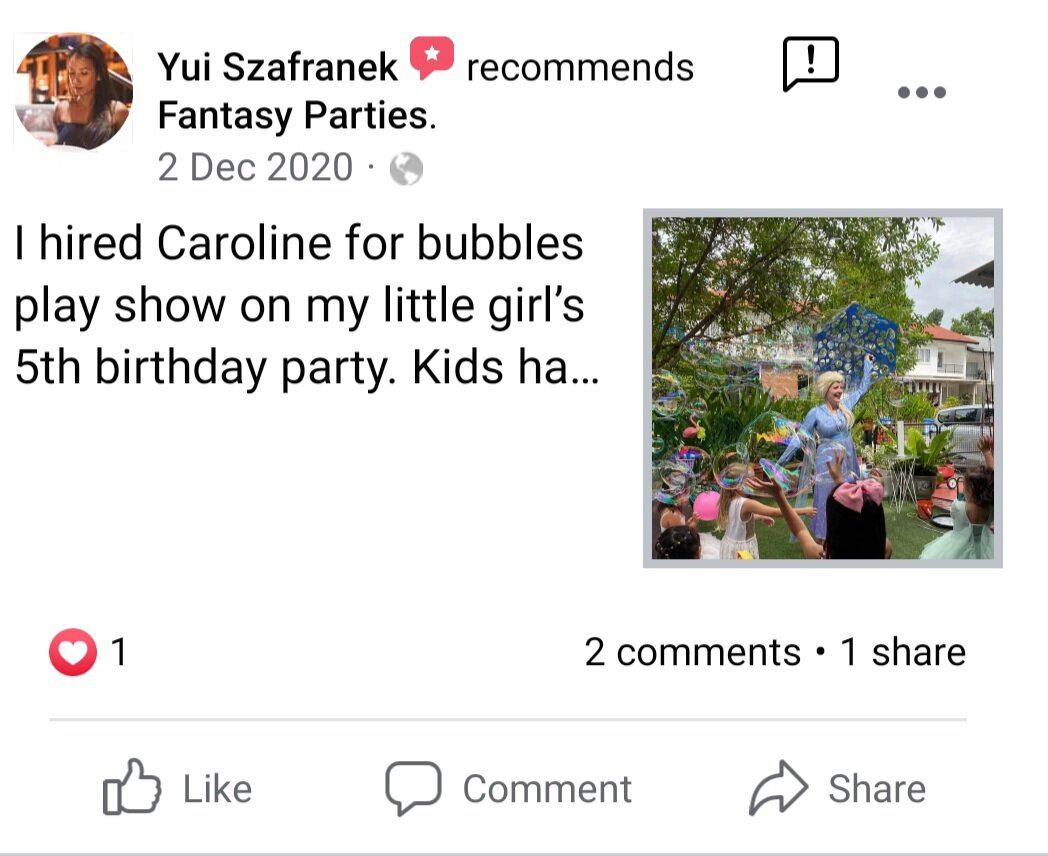 Yui Bubble Show review