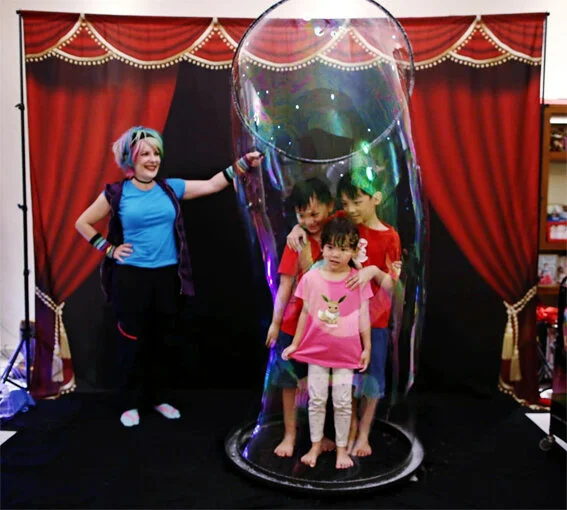 Can I host a Bubble Party in my living room?