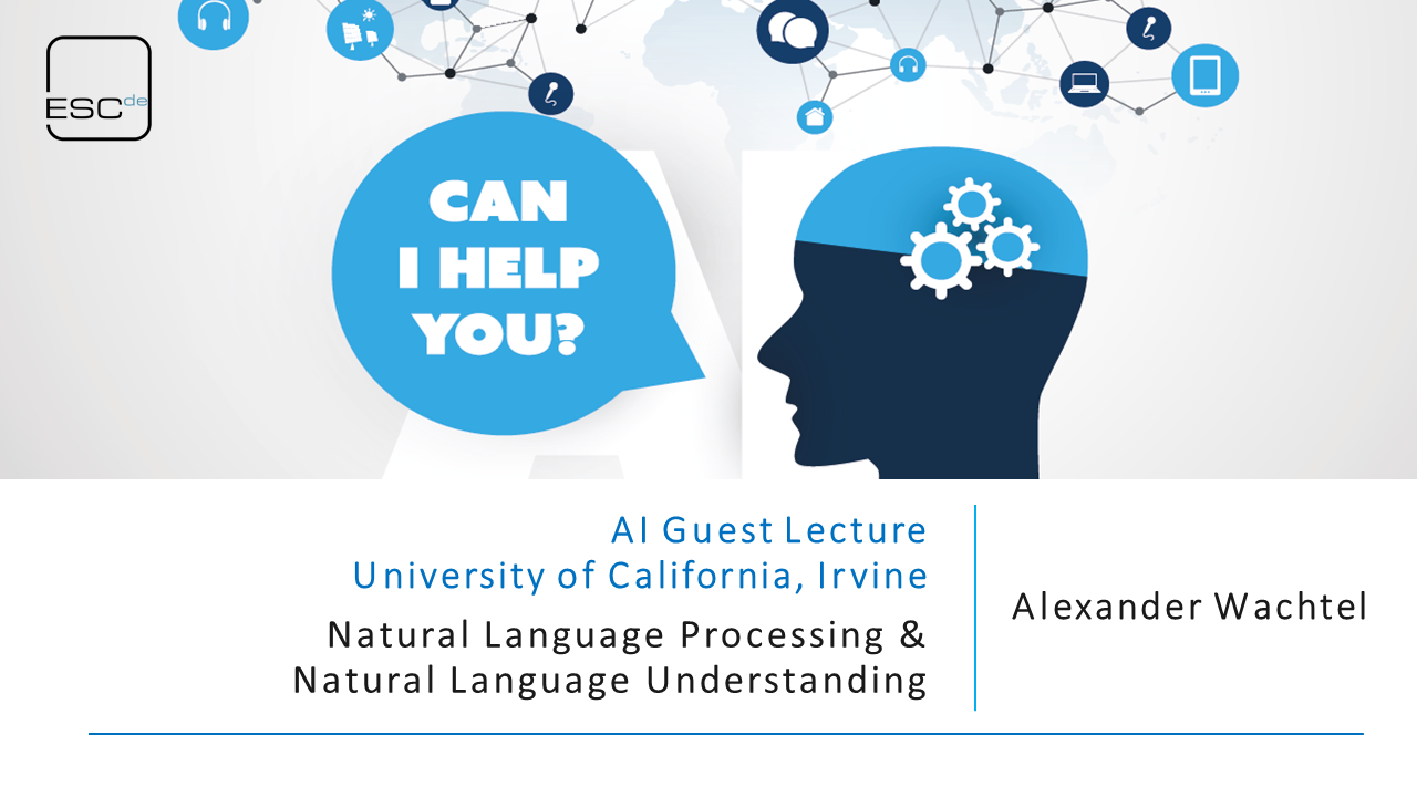 AI Guest Lecture @University of California, Irvine 