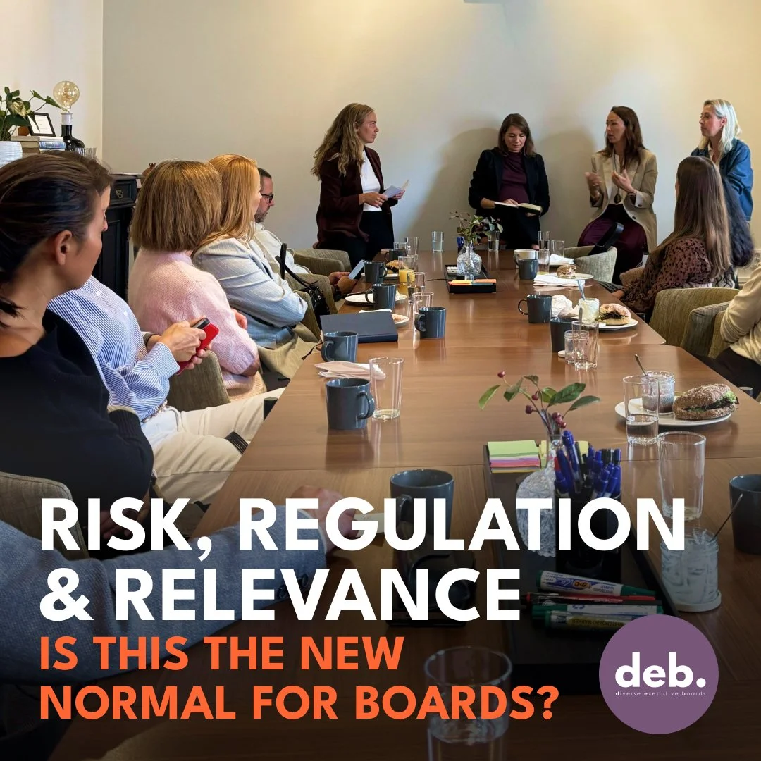 Blogpost: Risk, regulation & relevance, is this the new normal for boards?