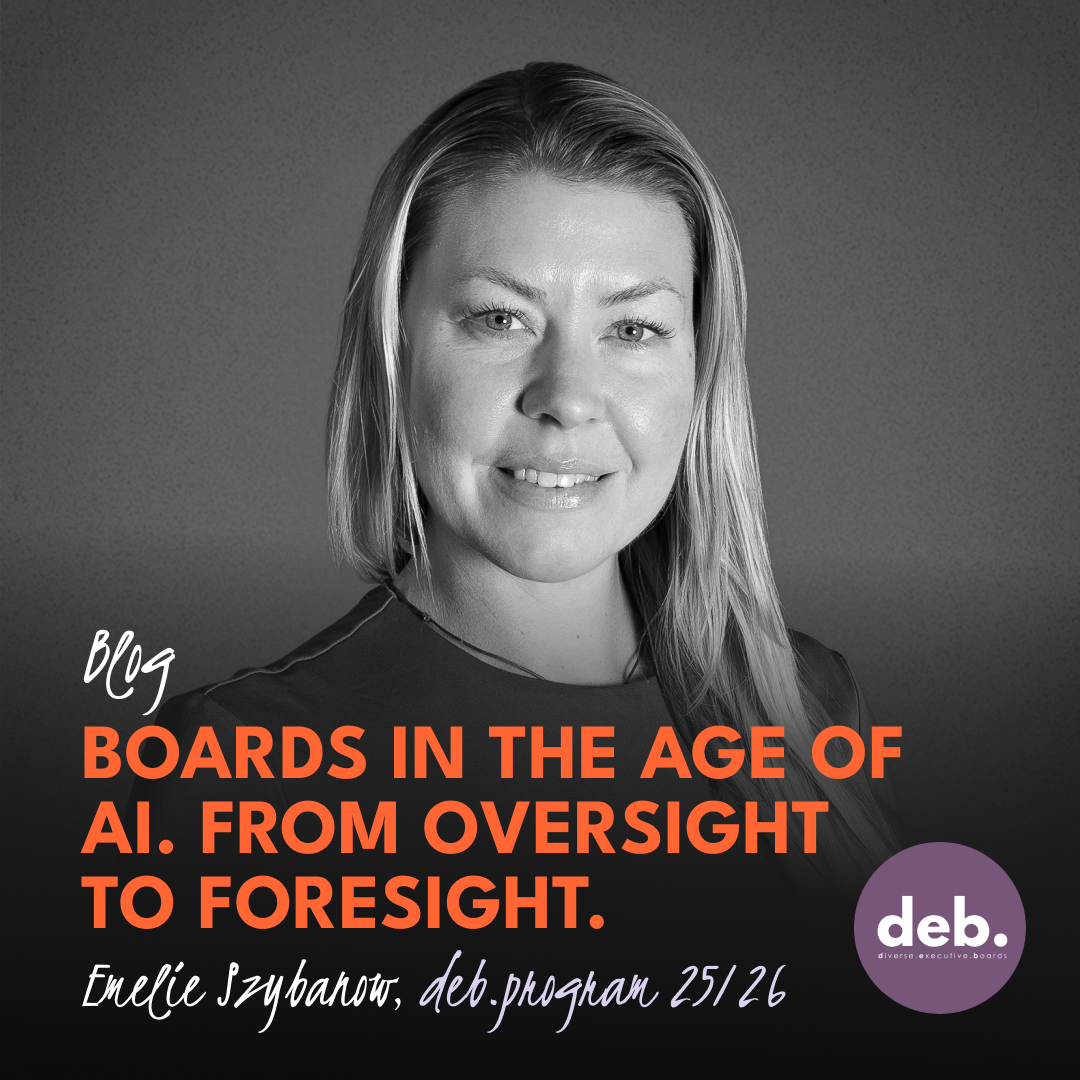 Boards in the age of AI. From oversight to oresight.
