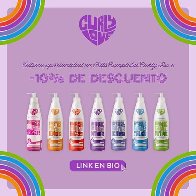 Visita nuestra web y aprovecha la oferta de lanzamiento de los kits completos de Curly Love, los cuales cuentan con toda los productos de la l&iacute;nea a un precio especial.⁠
&bull;⁠⠀⁠
&bull;⁠⠀⁠
&bull;⁠⠀⁠
#CurlyLove #TheCurlRevolution #LiberatusRiz