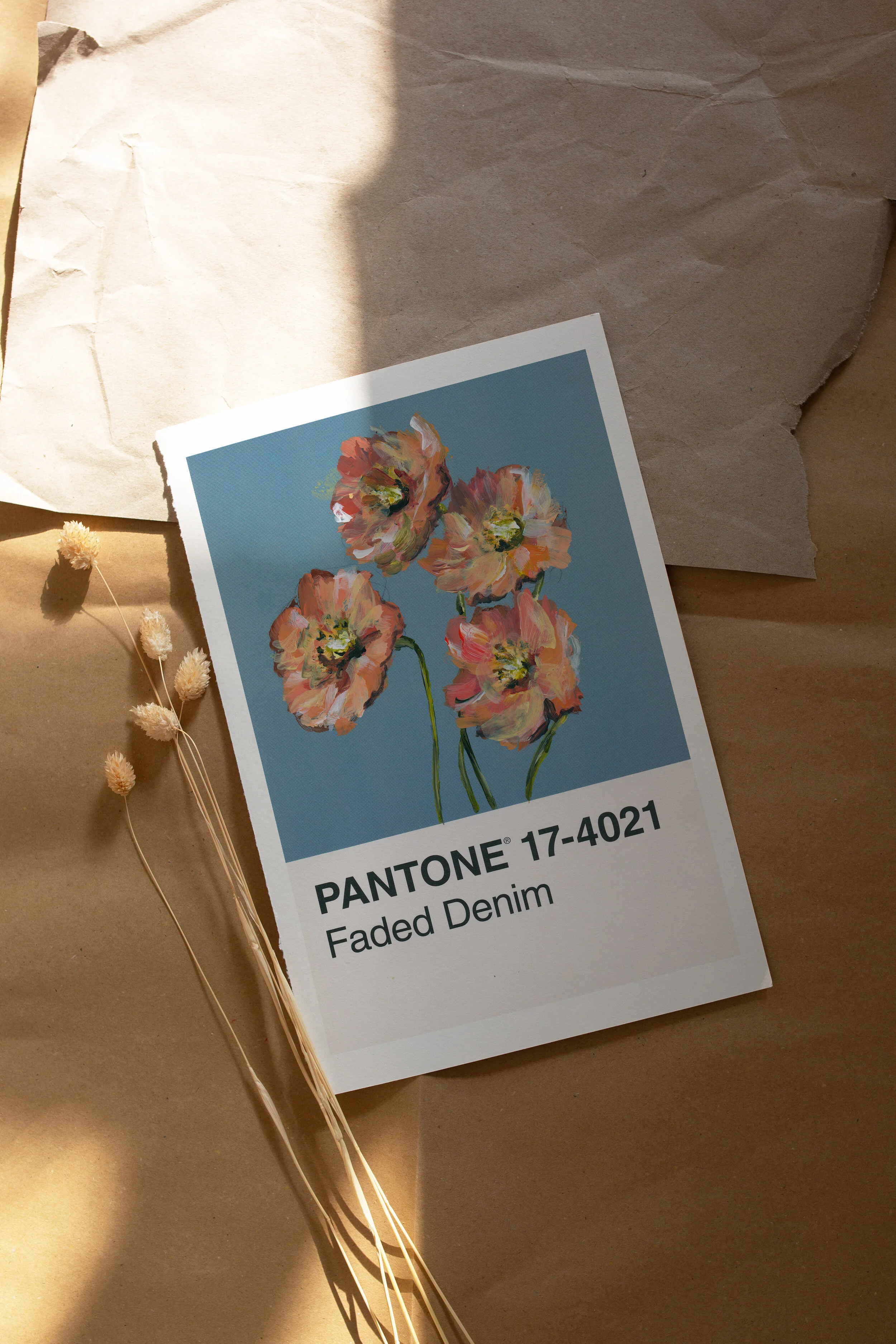 Day 9 - Four Poppies - Print