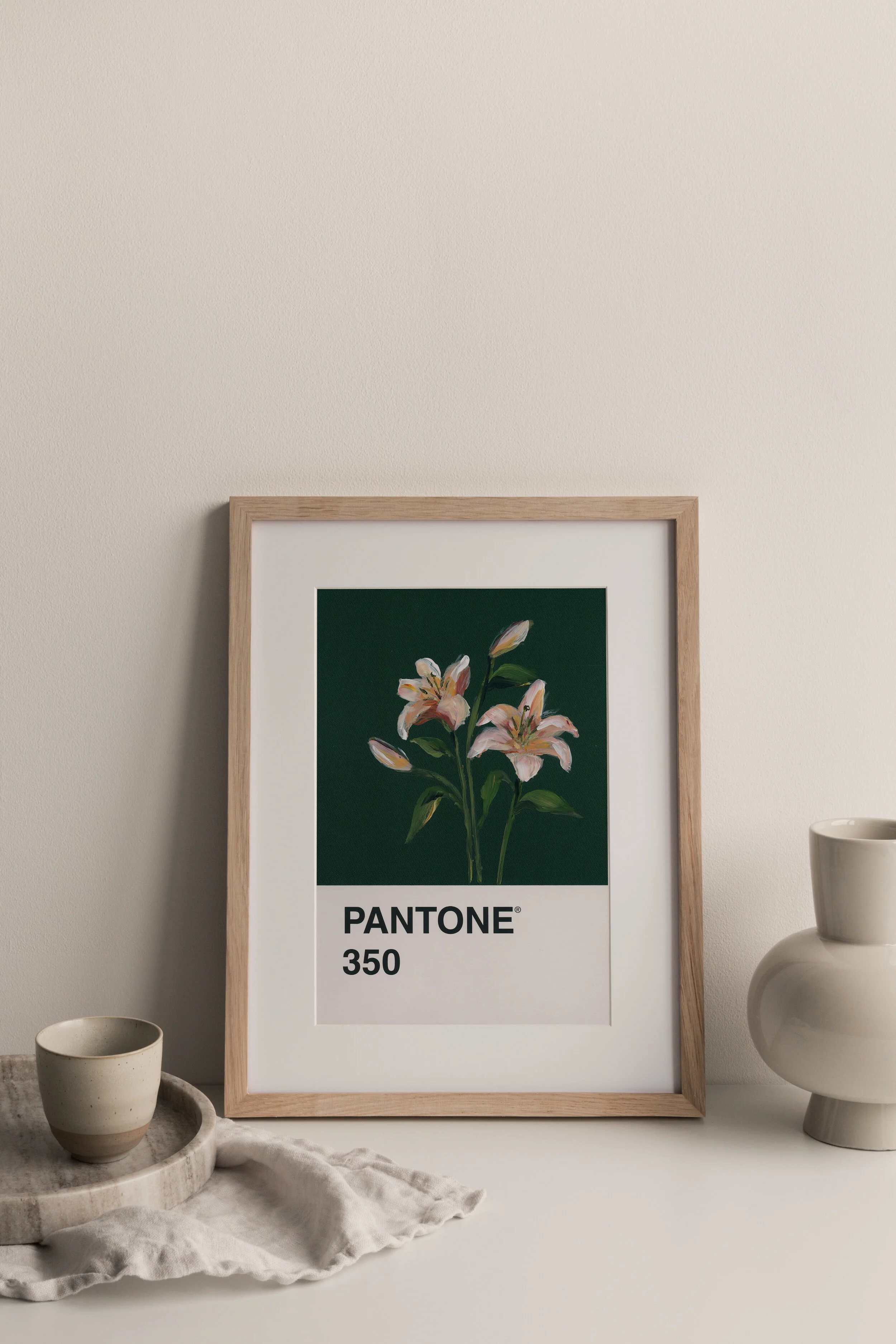 Day 49 - Lilies with Green - Print