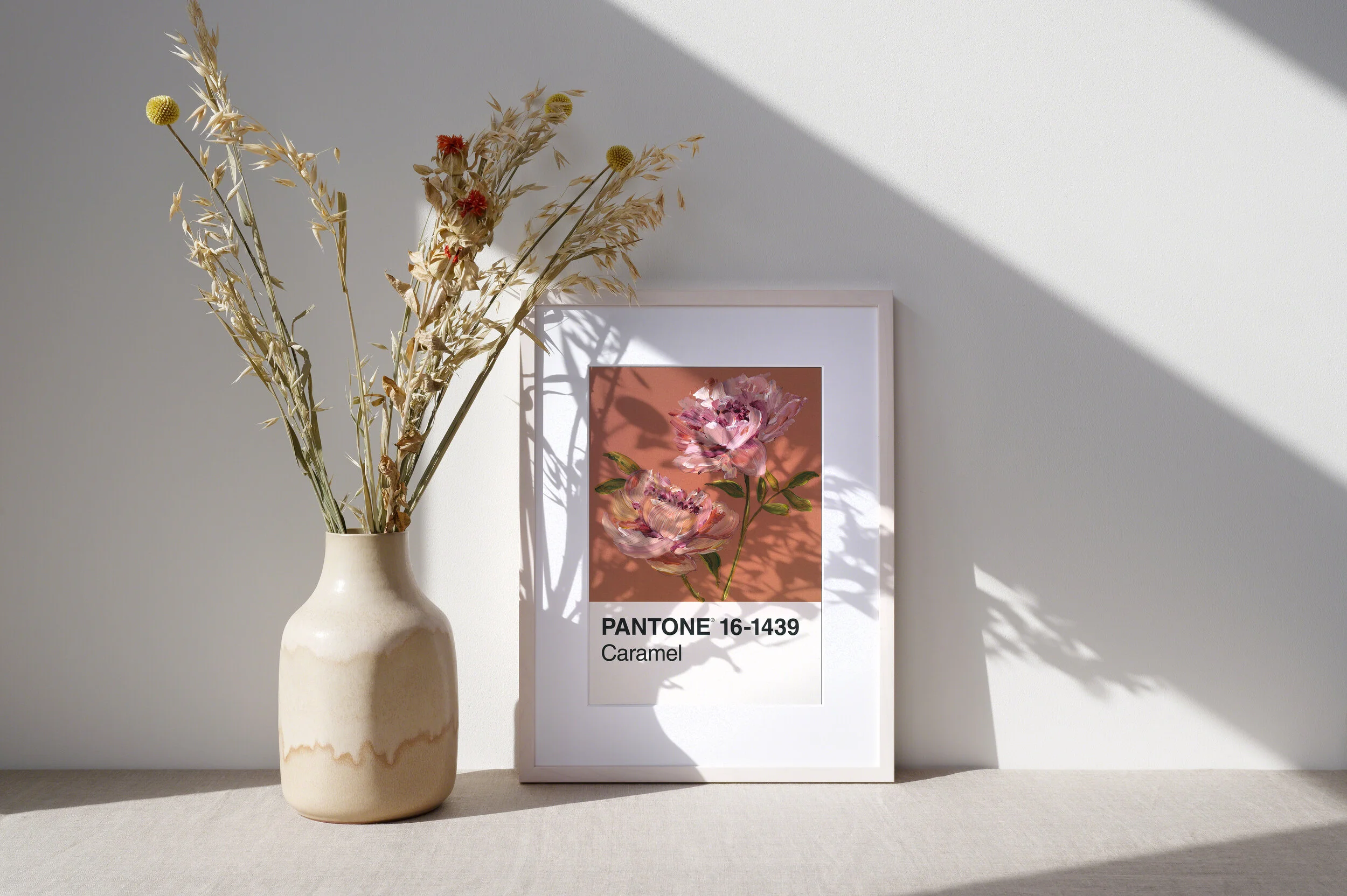 Day 43 - Warm Earthy Flower duo - Print